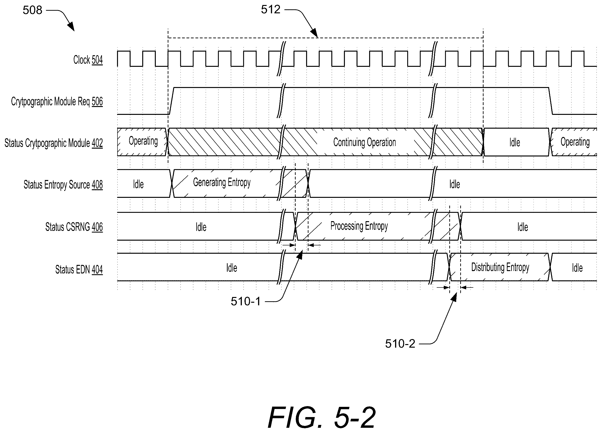 Patent US12567959 Figure 6 – Secure pseudo-random number generator (PRNG) reseeding