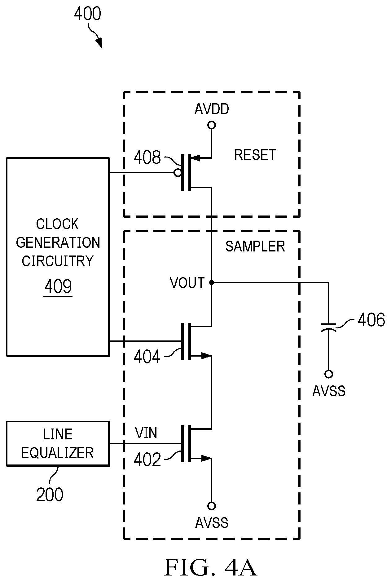 Patent US12568004 Figure 4 – Feed forward equalizers with current mode sampling