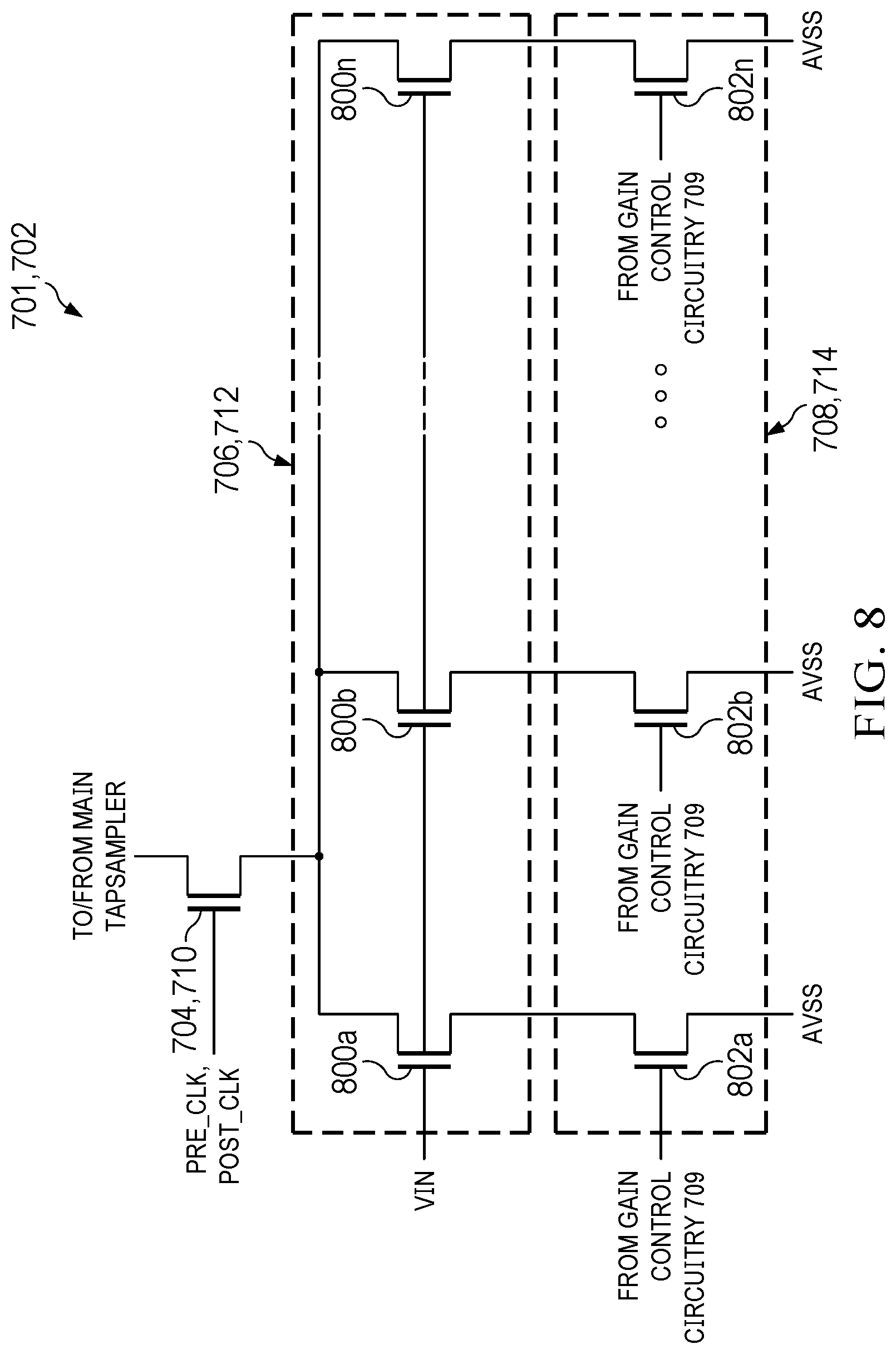 Patent US12568004 Figure 10 – Feed forward equalizers with current mode sampling