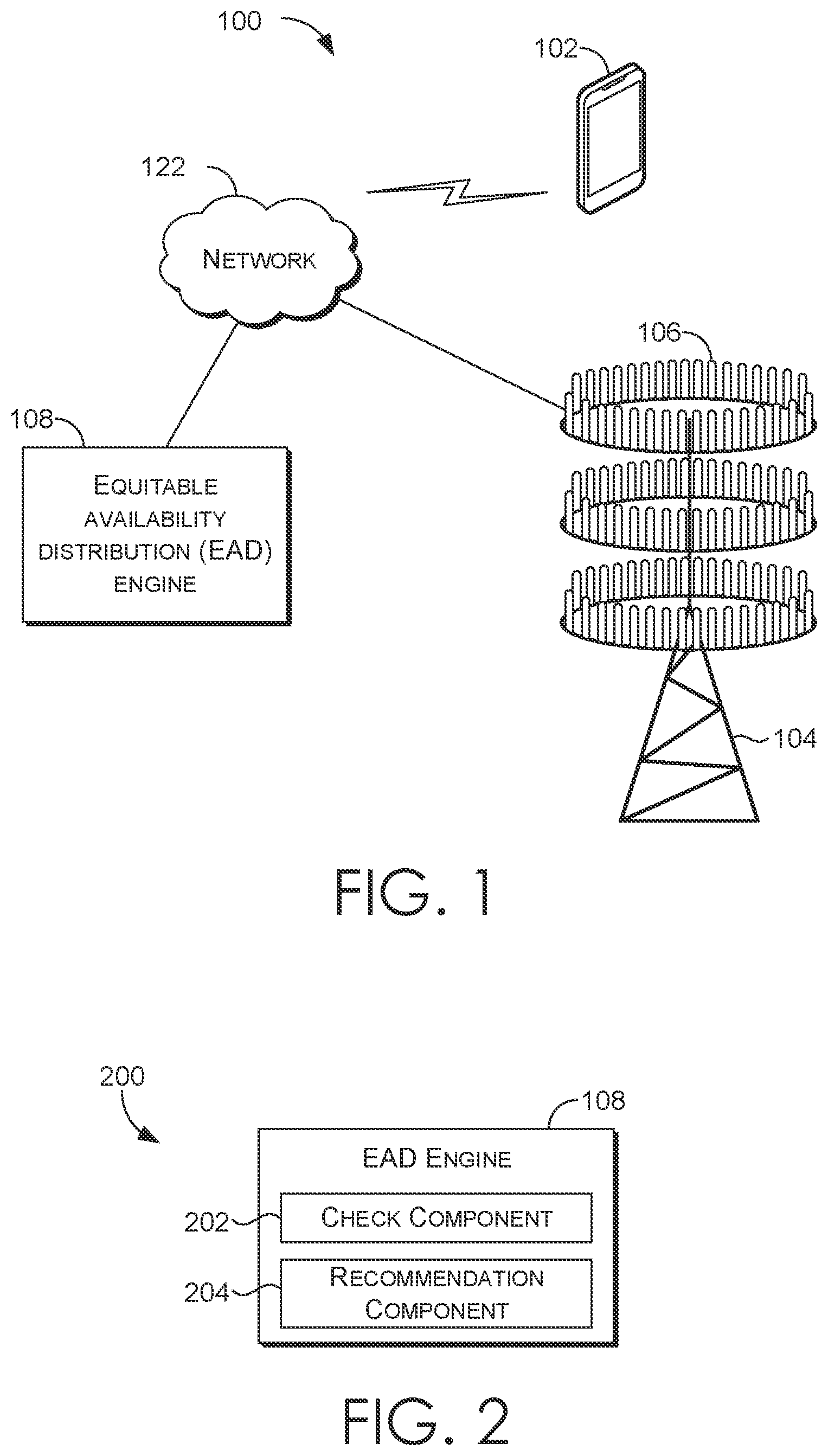 Patent US12568017 Figure 1 – Equitable availability distribution real-time calculator