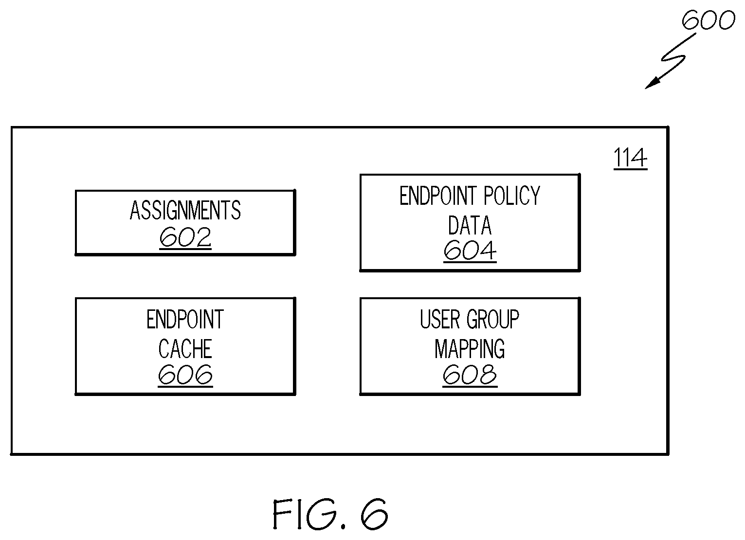 Patent US12568020 Figure 7 – Endpoint computer configuration management