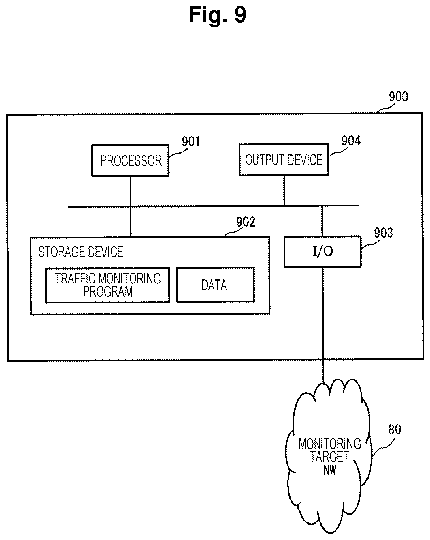 Patent US12568034 Figure 9 – Traffic monitoring device and traffic monitoring program