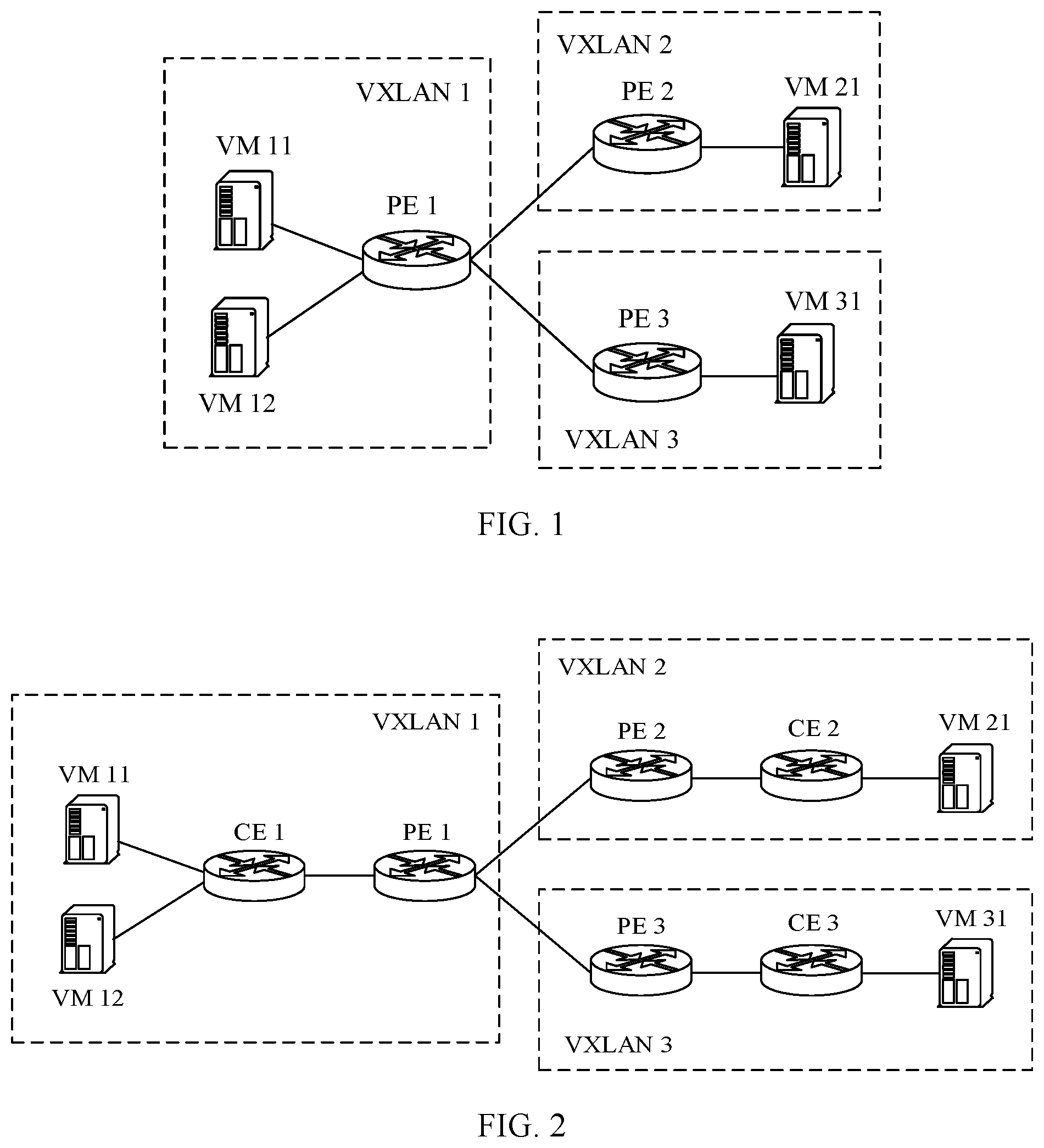 Patent US12568036 Figure 1 – Route importing method, device, and system