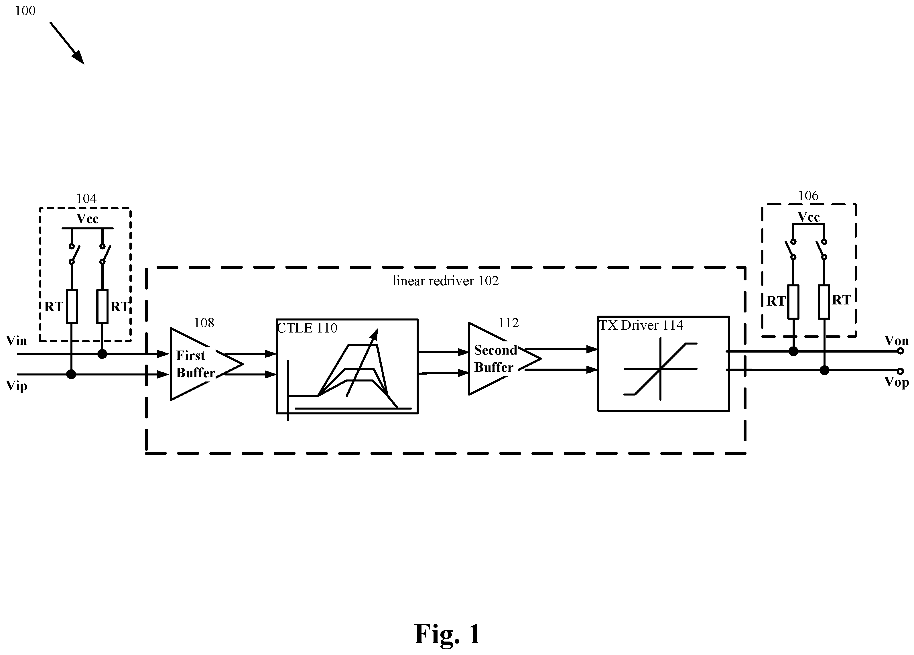 Patent US12568054 Figure 1 – Communications circuit