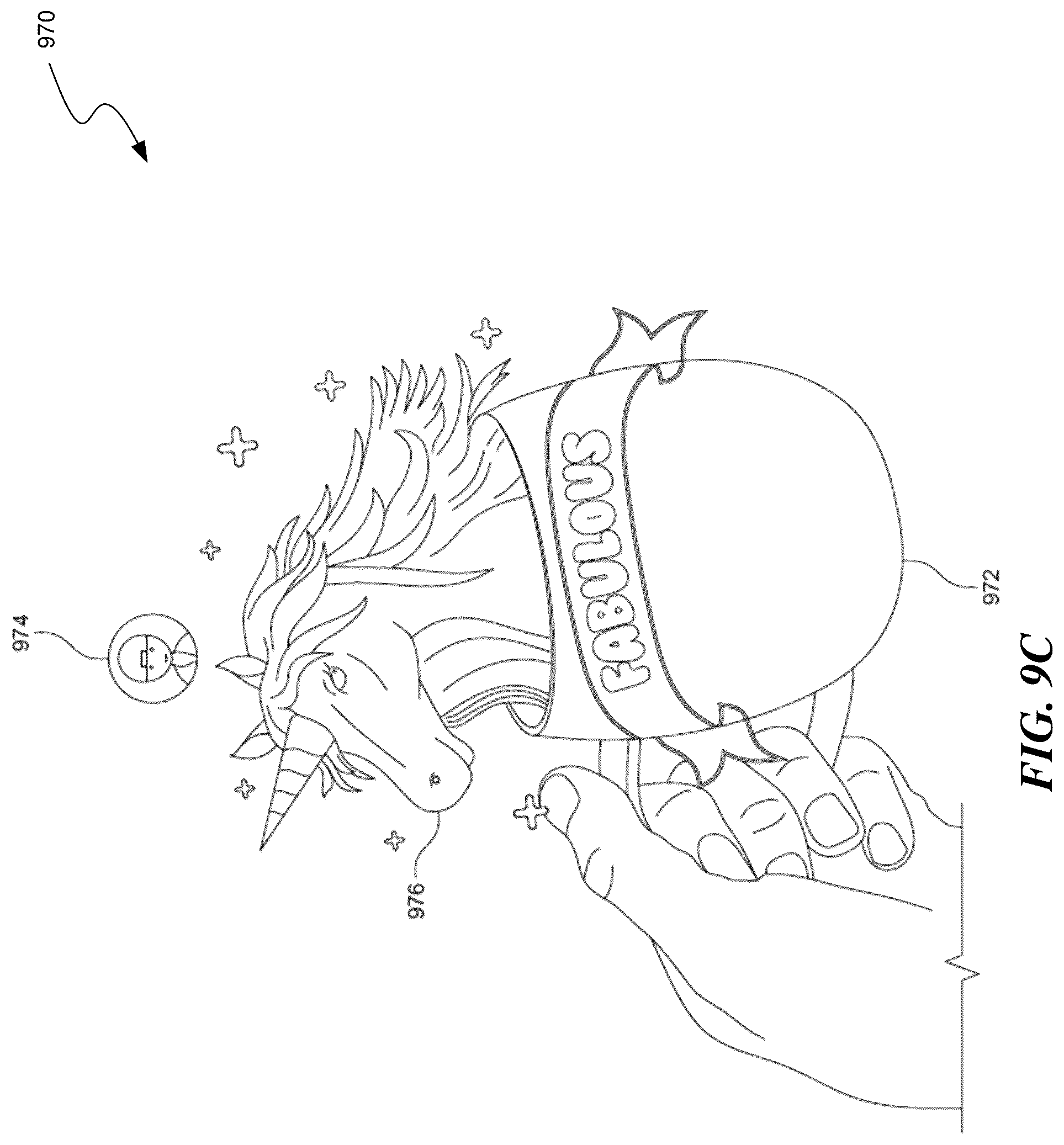 Patent US12568057 Figure 13 – Artificial reality messaging with destination selection