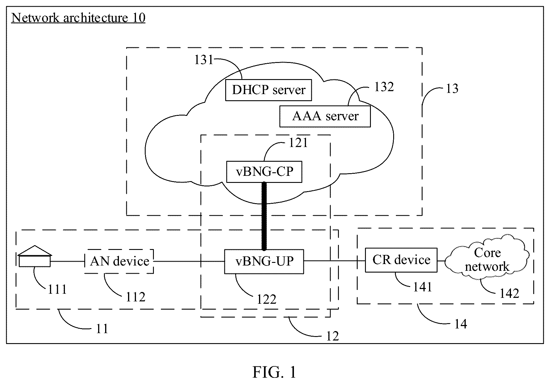 Patent US12568063 — Packet processing method, apparatus, and system, and computer-readable storage medium — Figure 1
