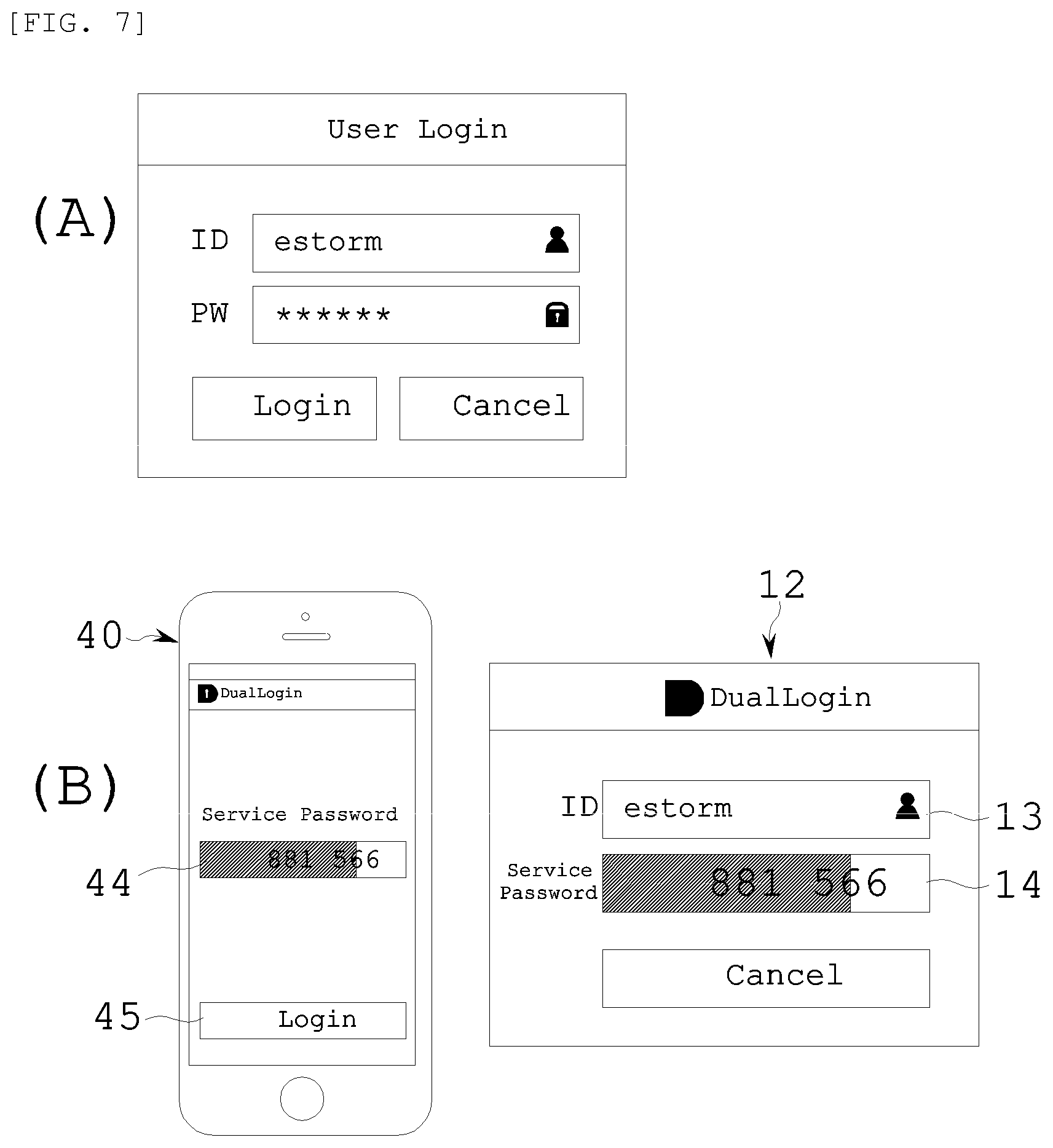 Patent US12568074 Figure 7 – Method and system for authentication