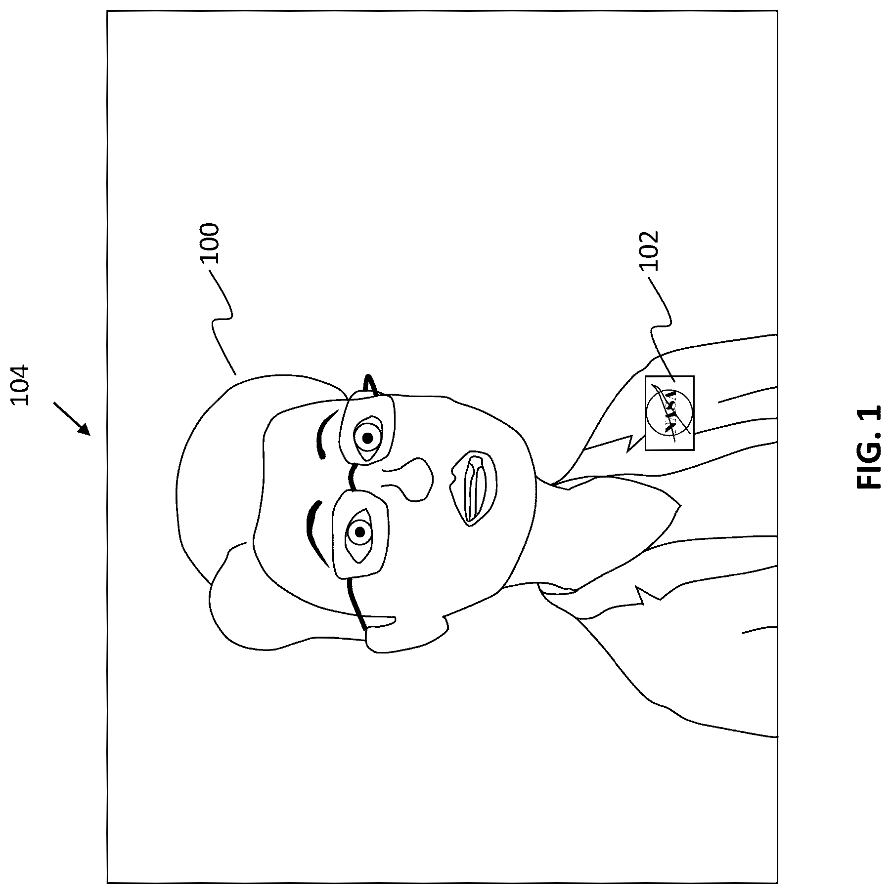 Patent US12568075 — Method, system and apparatus of authenticating user affiliation for an avatar displayed on a digital platform — Figure 1