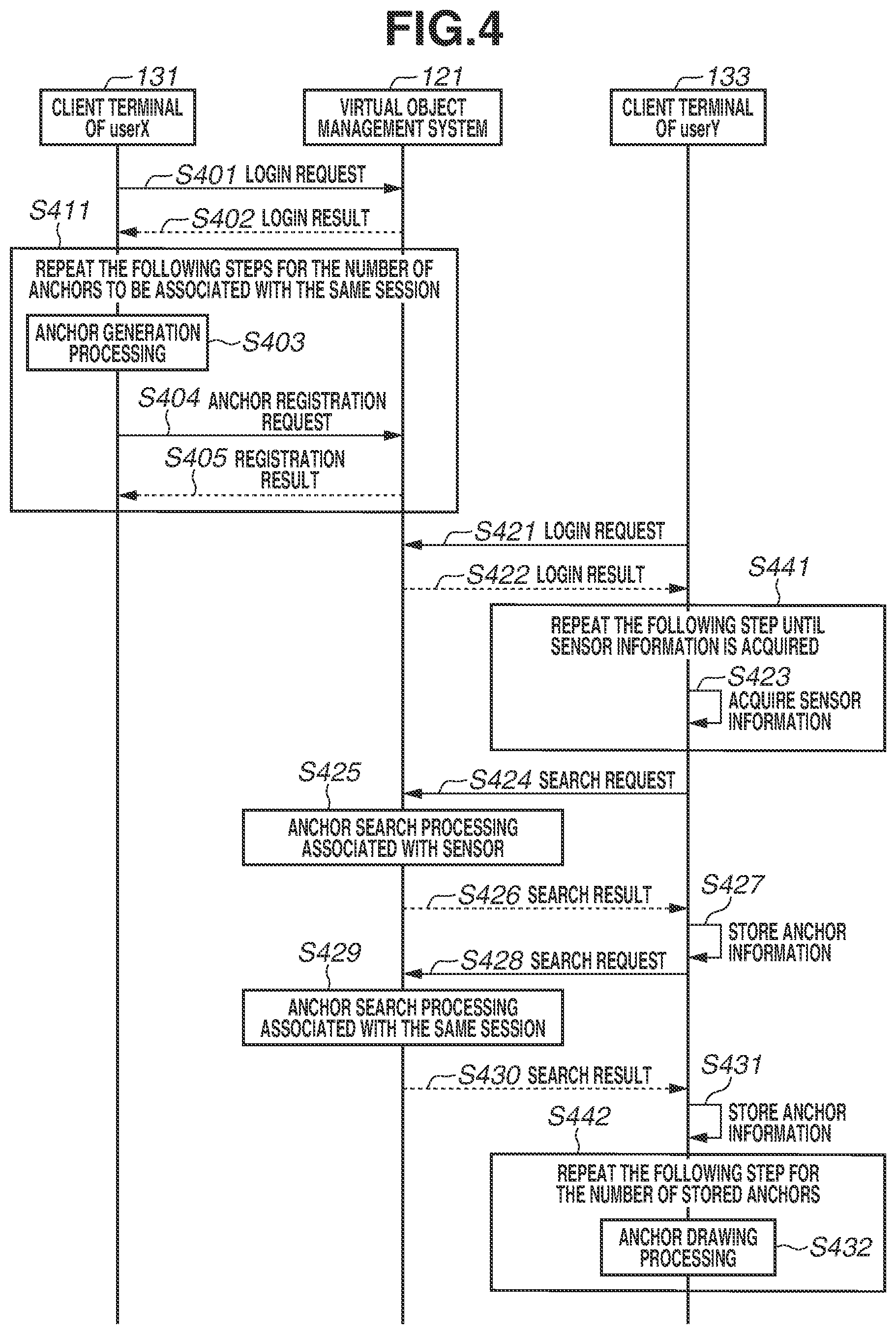 Patent US12568089 Figure 4 – System, method, and storage medium for managing anchor information