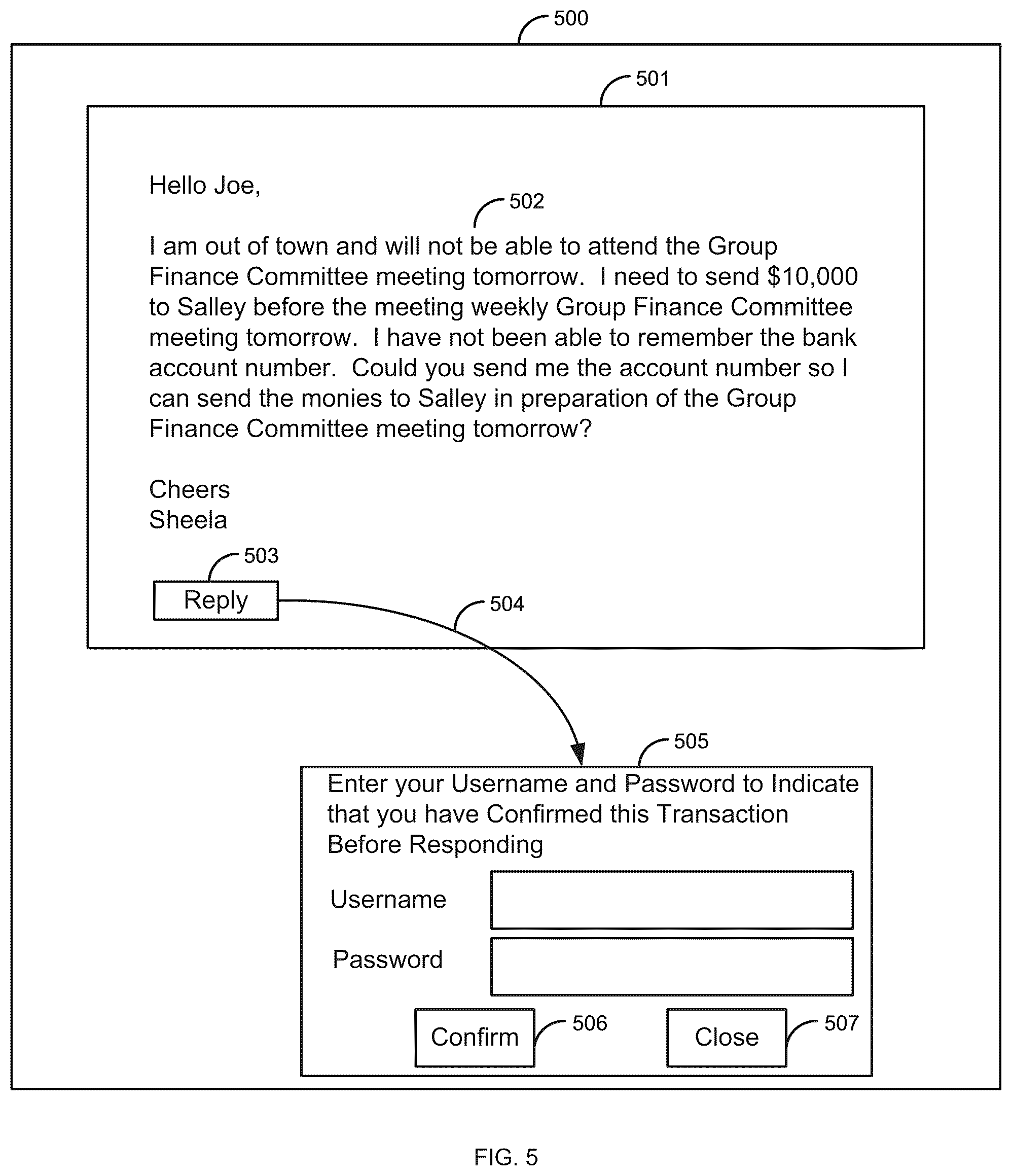 Patent US12568095 Figure 5 – Using machine learning to identify phishing, vishing, and deep fake attacks