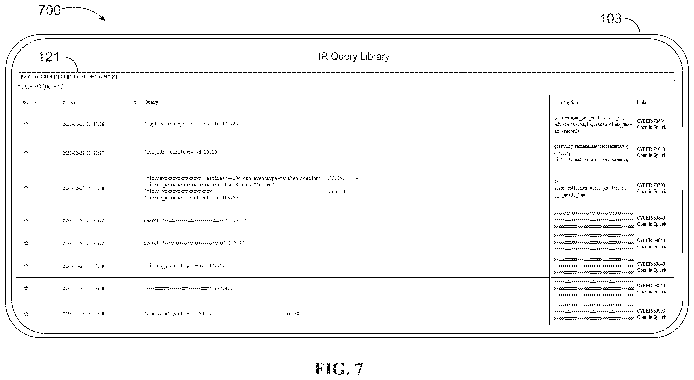 Patent US12568103 Figure 8 – Systems and methods for querying incident investigations