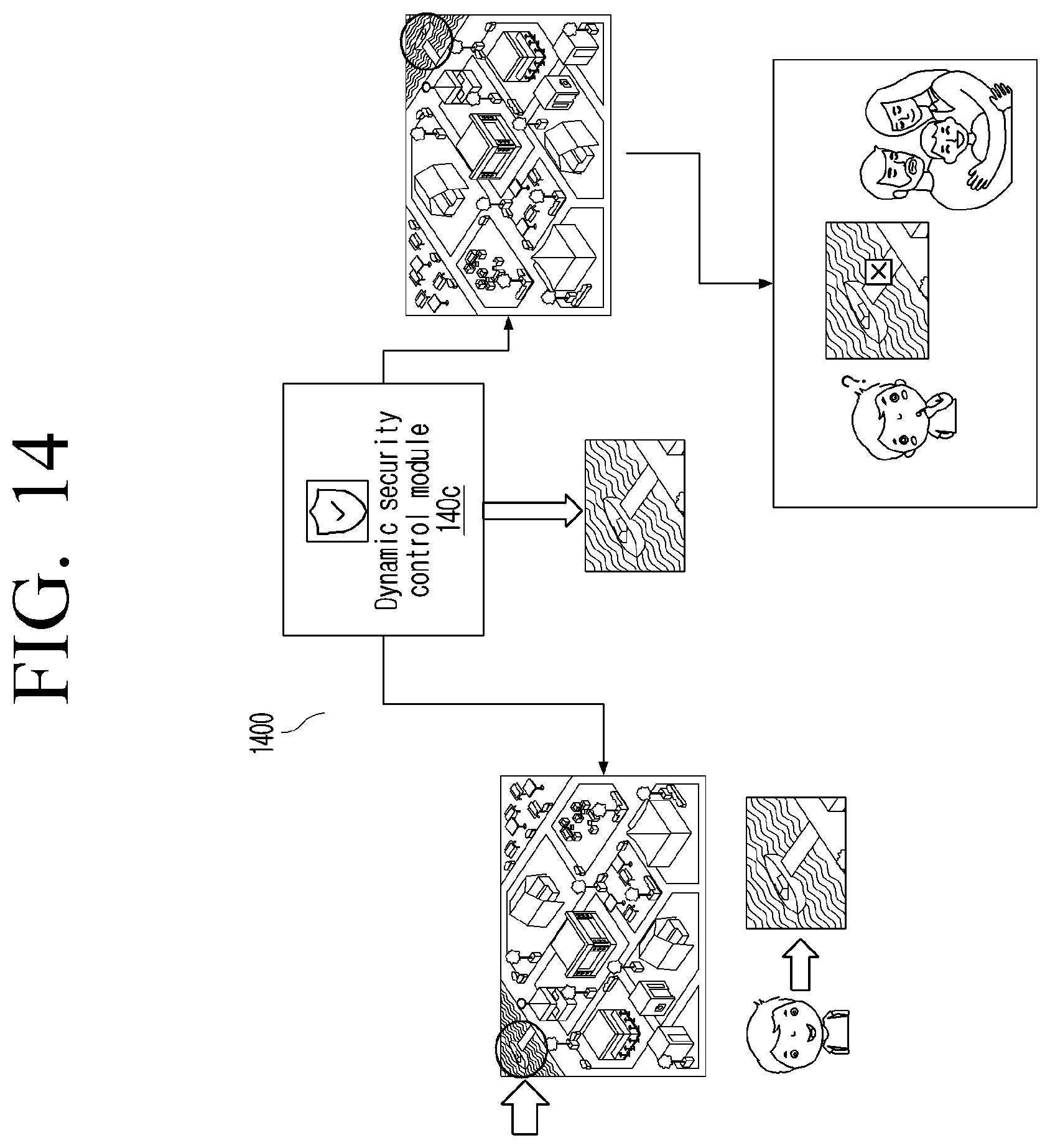 Patent US12568119 Figure 14 – Method and electronic device for handling secure virtual event in virtual environment
