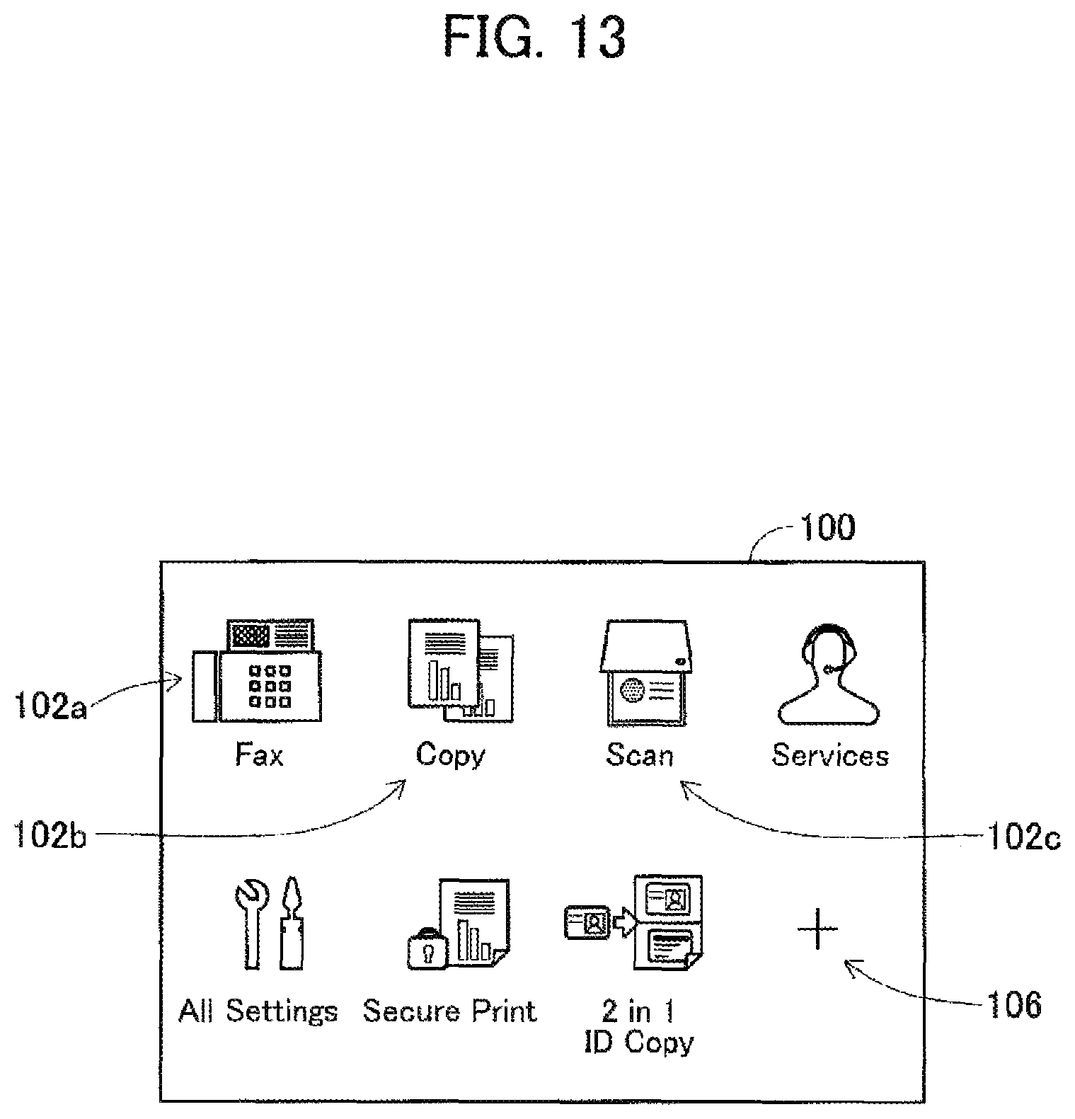 Patent US12568120 Figure 13 – Image forming device restricting transmission of email having scan data to email address when memory stores no domain matching domain of the mail address