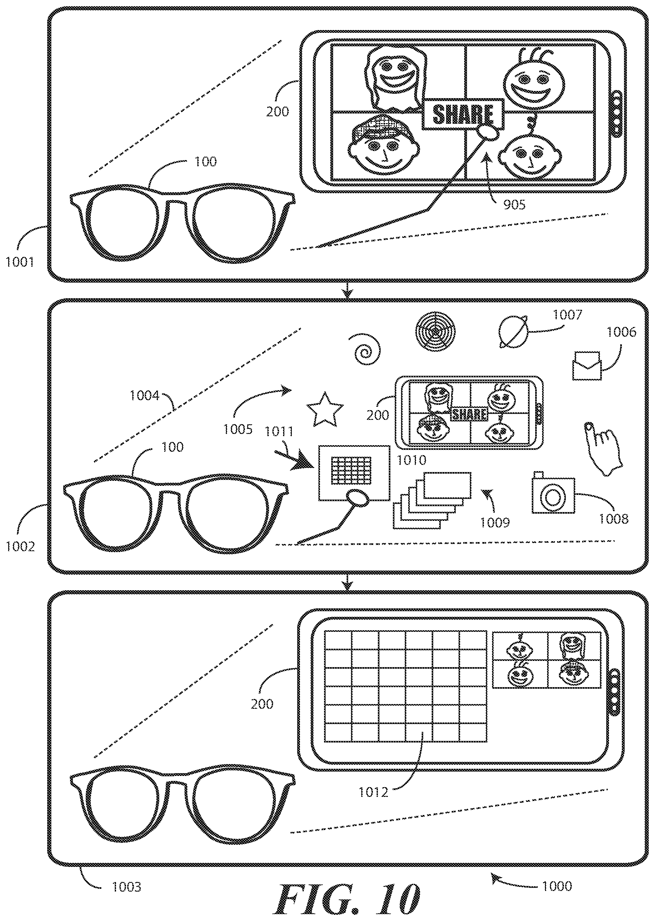 Patent US12568130 Figure 10 – Methods, systems, and devices for presenting content selection and verification presentations in a videoconference