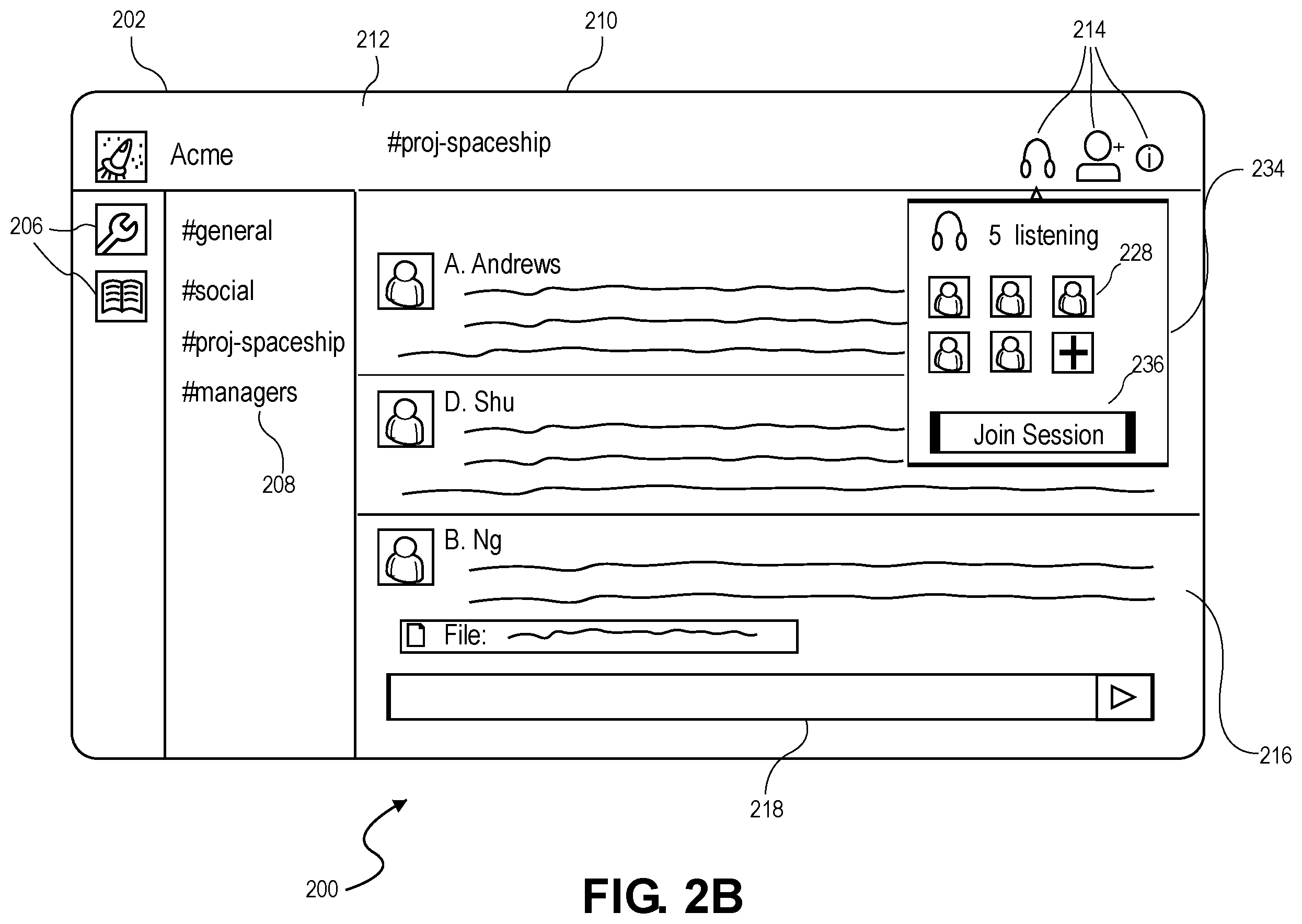 Patent US12568131 Figure 4 – Ambient, ad hoc, multimedia collaboration in a group-based communication system