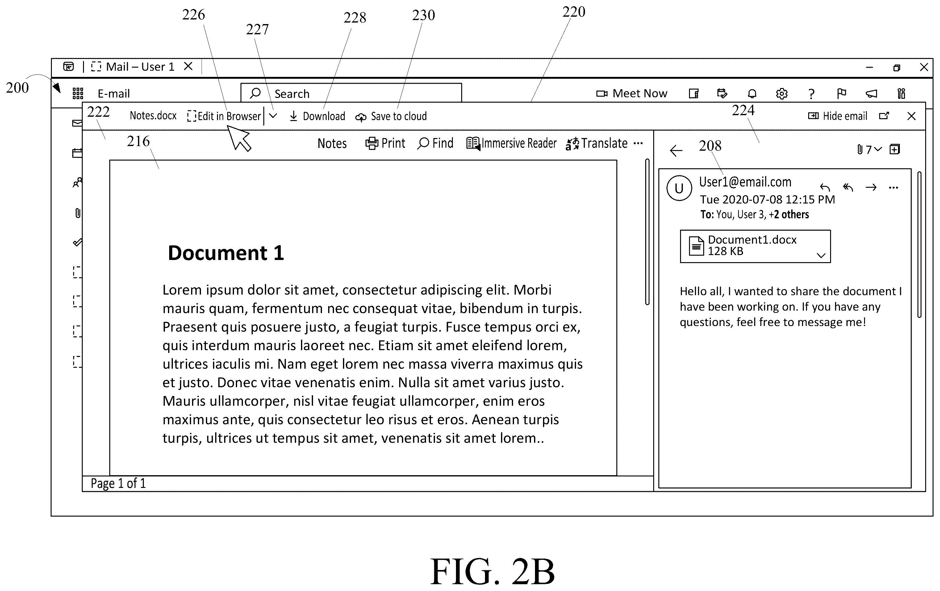 Patent US12568139 Figure 3 – Establishment of persistent connection between file attachments uploaded to cloud storage and associated electronic communications