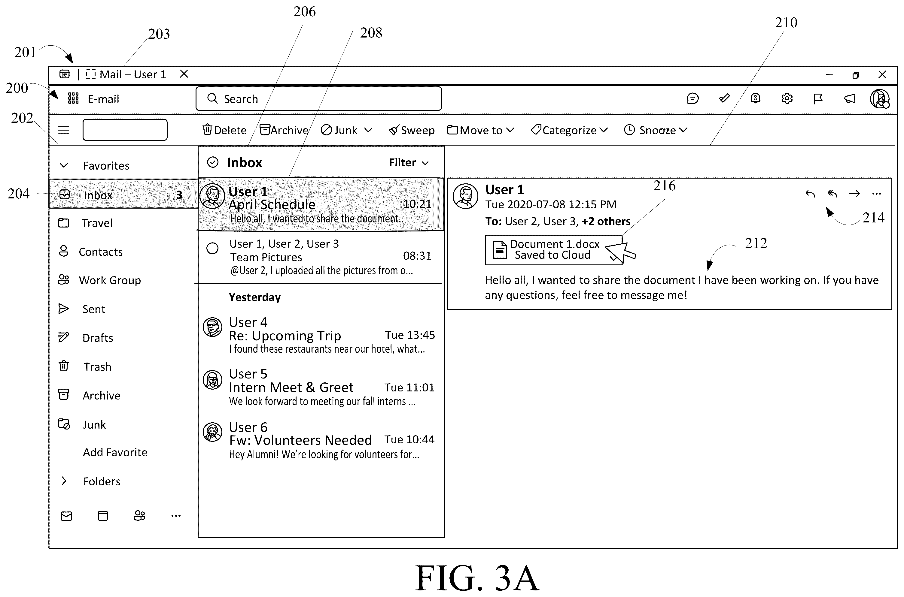 Patent US12568139 Figure 5 – Establishment of persistent connection between file attachments uploaded to cloud storage and associated electronic communications