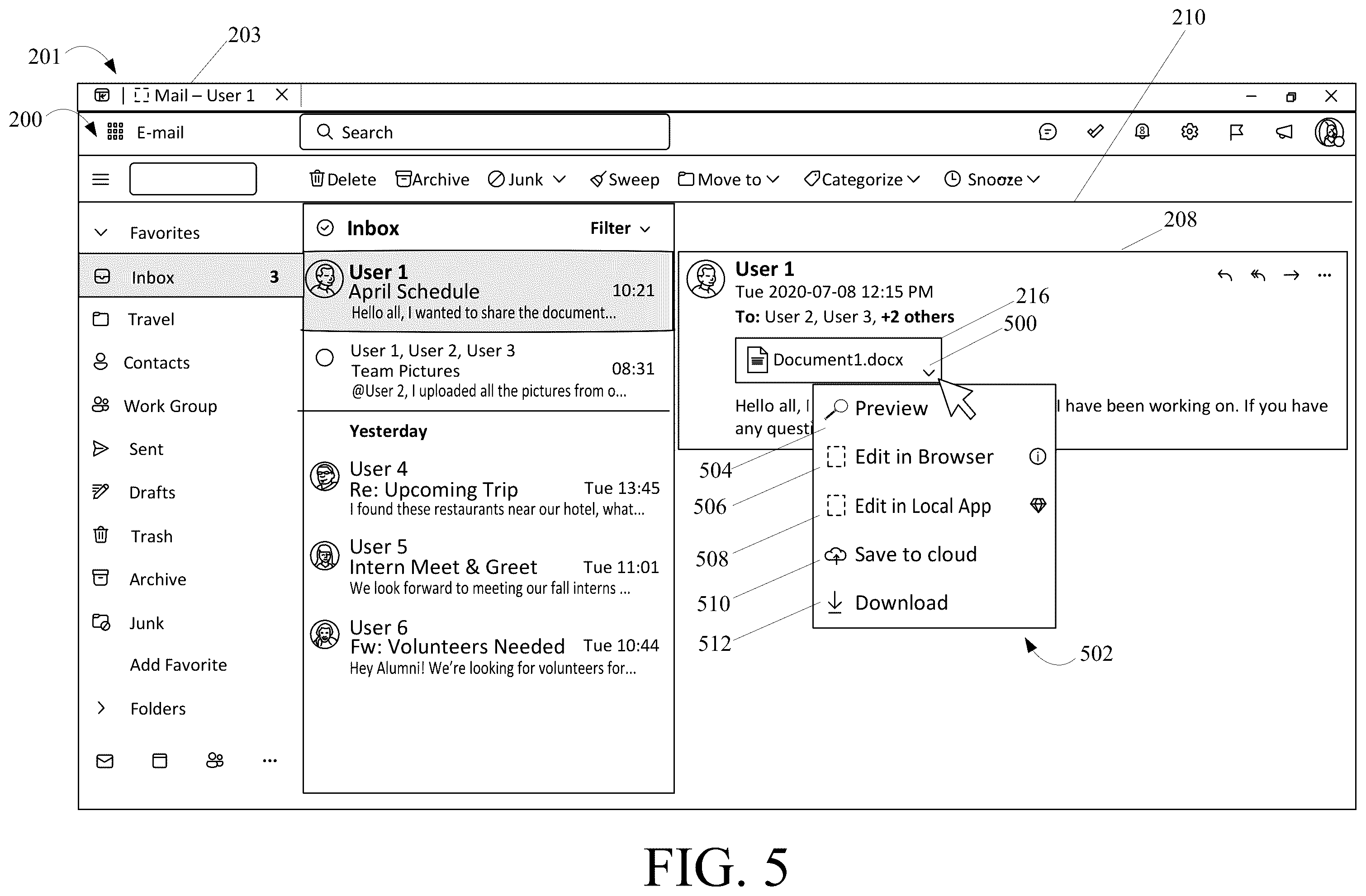Patent US12568139 Figure 10 – Establishment of persistent connection between file attachments uploaded to cloud storage and associated electronic communications
