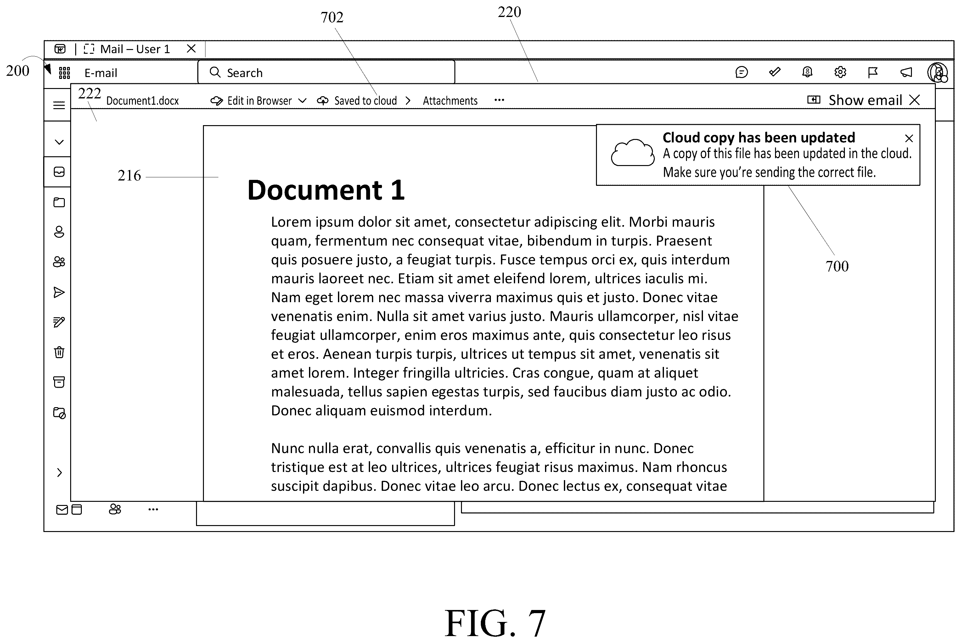 Patent US12568139 Figure 13 – Establishment of persistent connection between file attachments uploaded to cloud storage and associated electronic communications