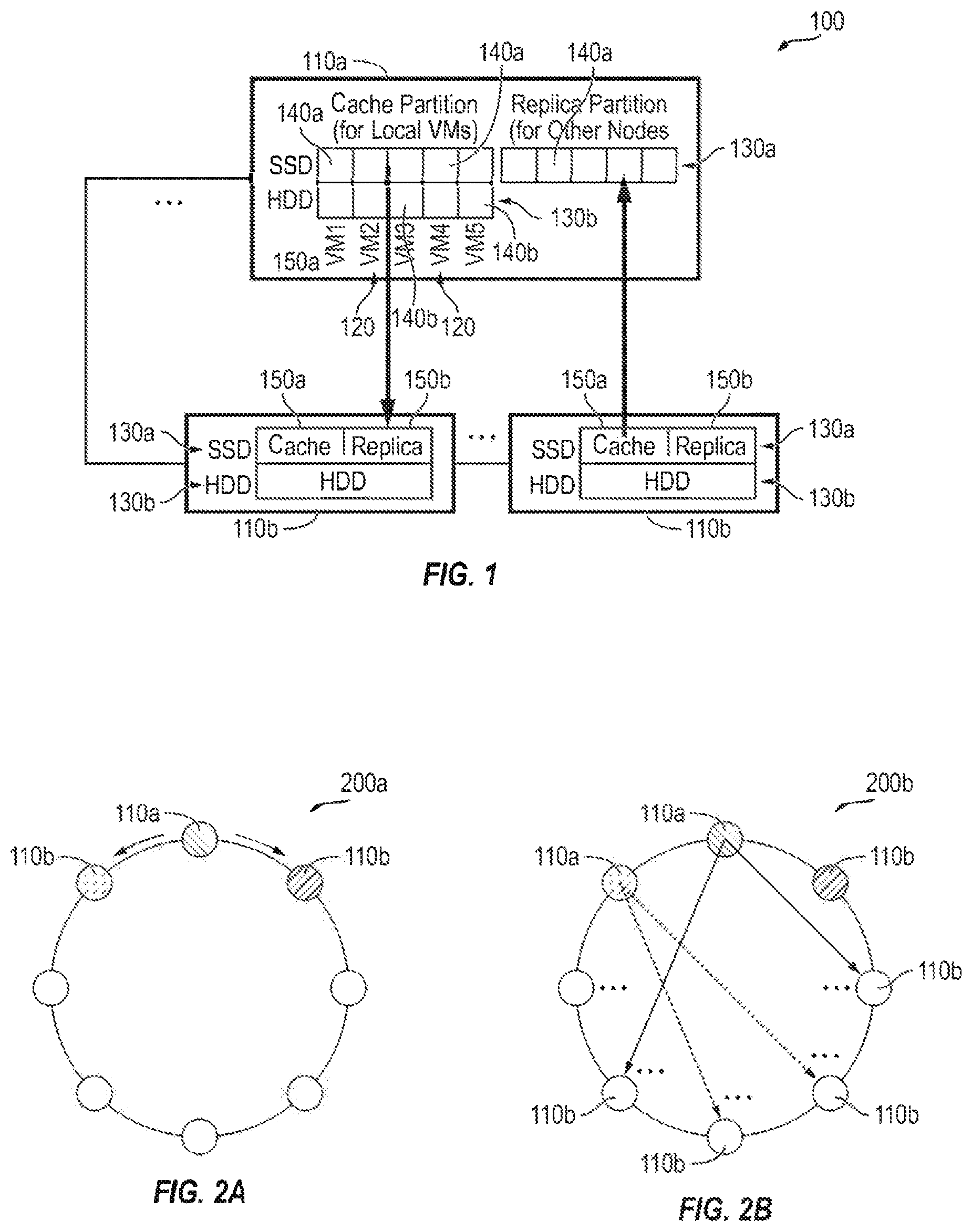 Patent US12568153 Figure 1 – Automatic data replica manager in distributed caching and data processing systems