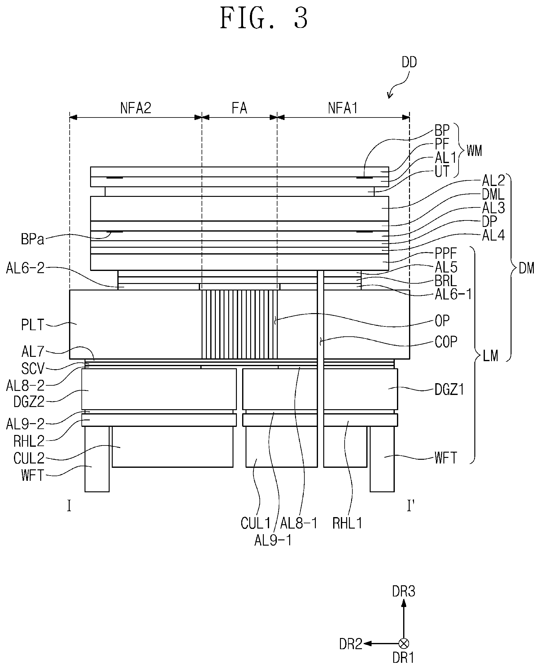 Patent US12568163 Figure 5 – Display panel and electronic device having the same