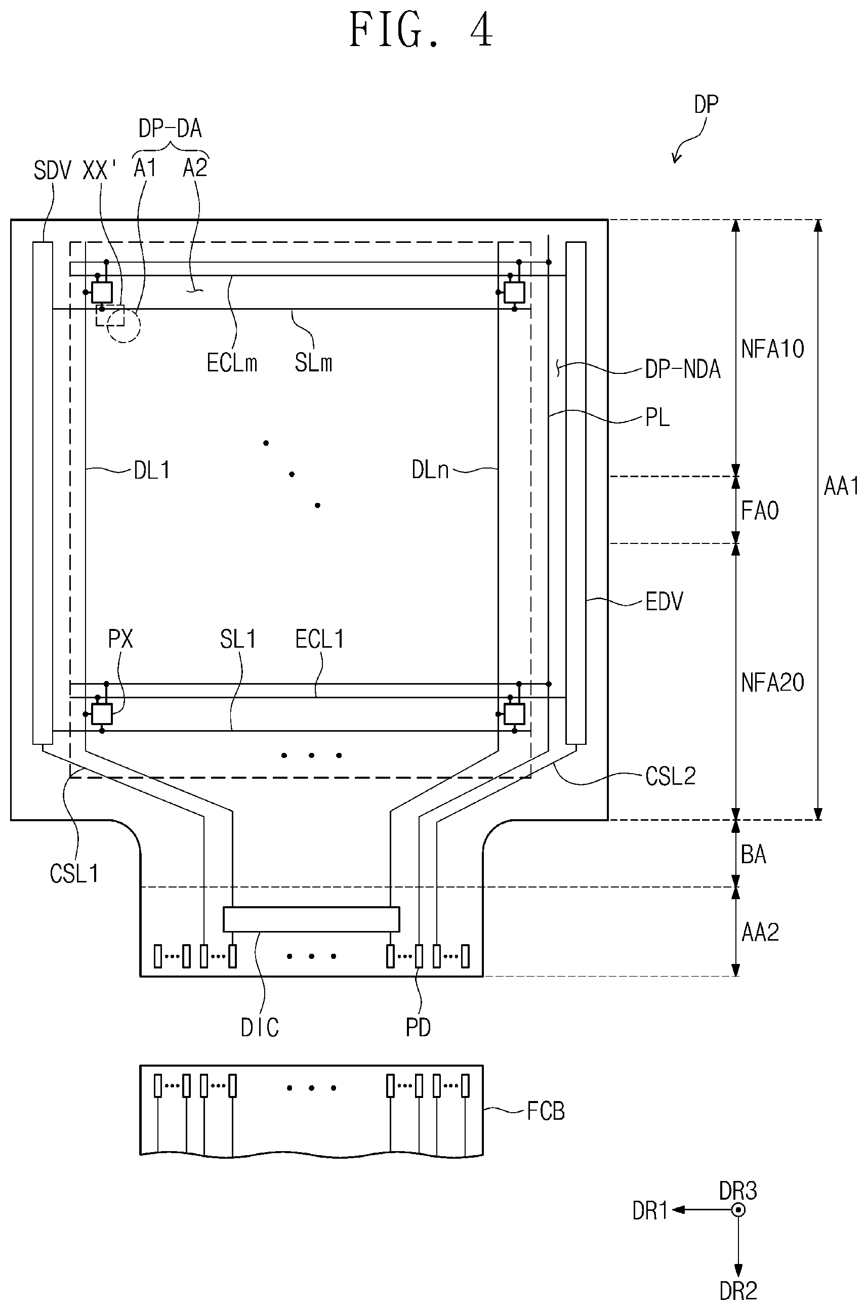 Patent US12568163 Figure 6 – Display panel and electronic device having the same