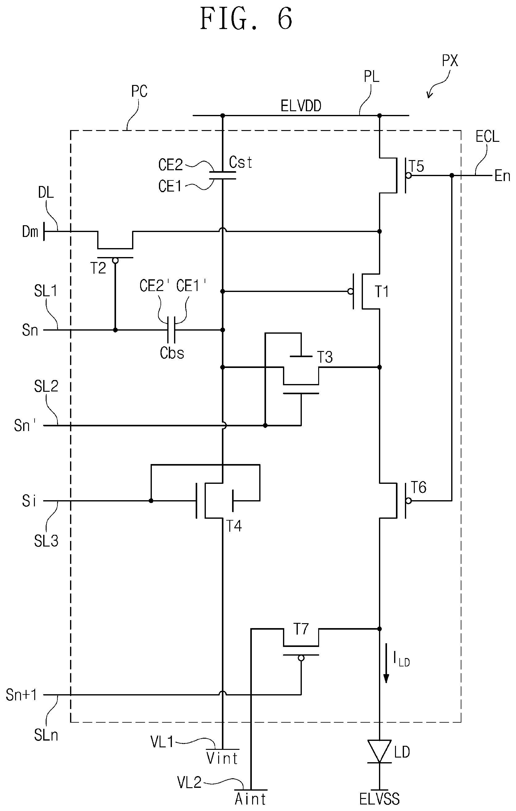 Patent US12568163 Figure 8 – Display panel and electronic device having the same