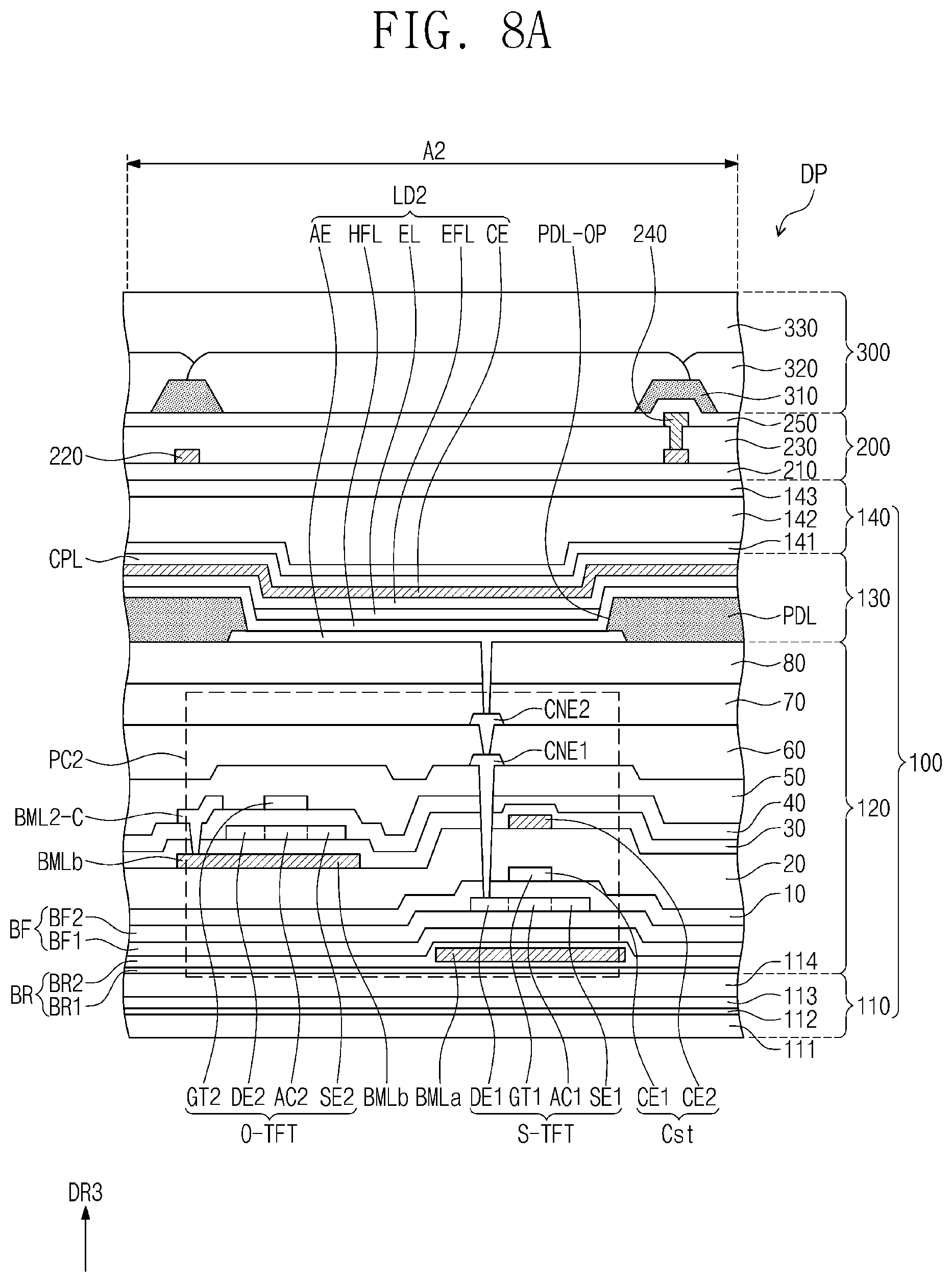 Patent US12568163 Figure 10 – Display panel and electronic device having the same