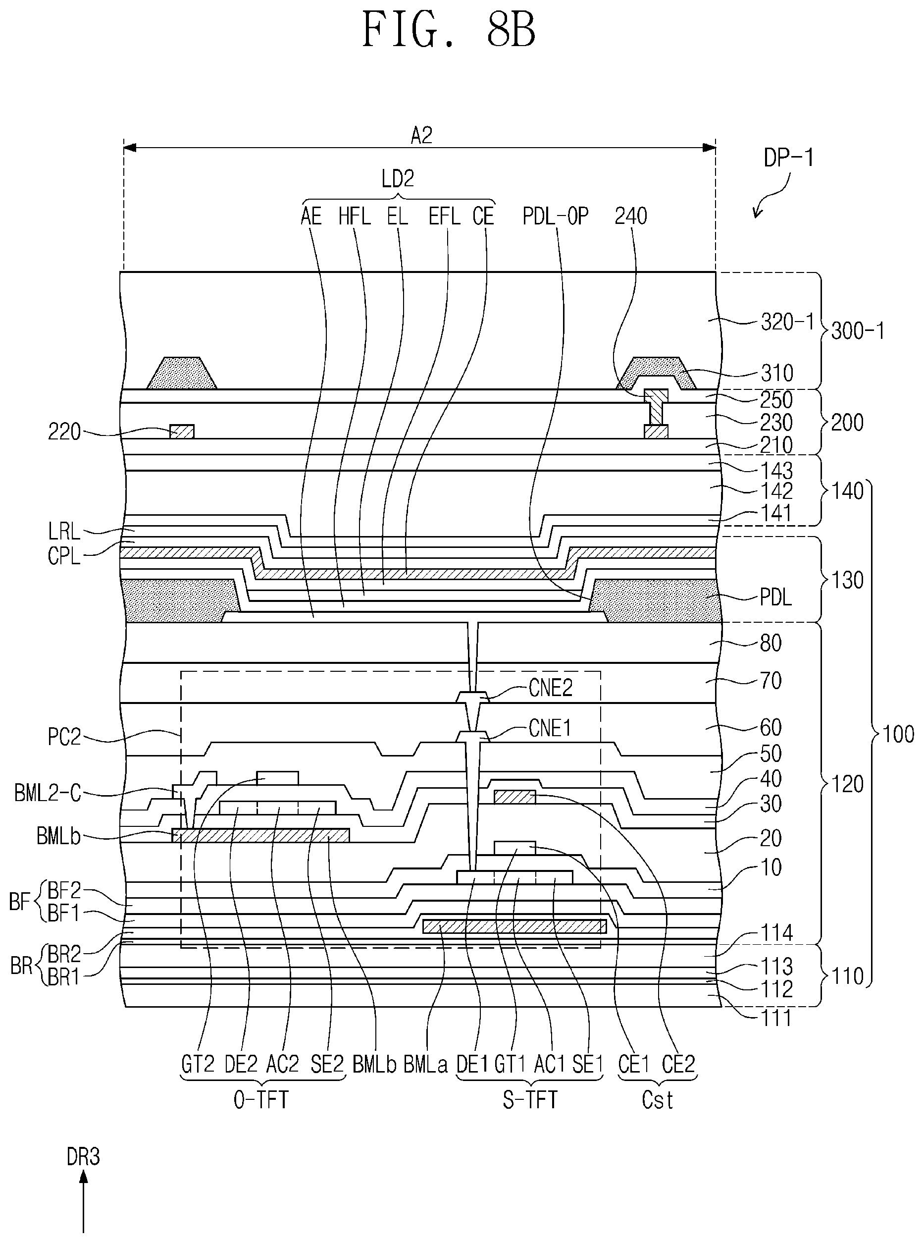 Patent US12568163 Figure 11 – Display panel and electronic device having the same