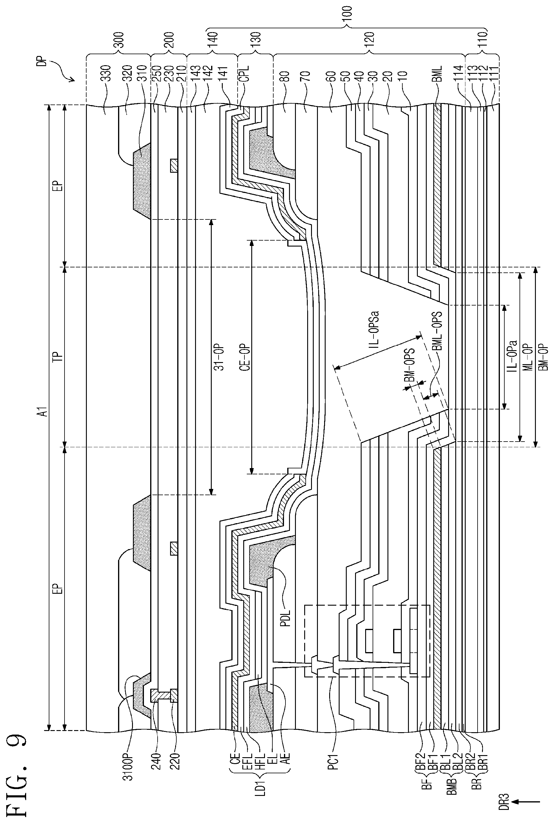 Patent US12568163 Figure 12 – Display panel and electronic device having the same