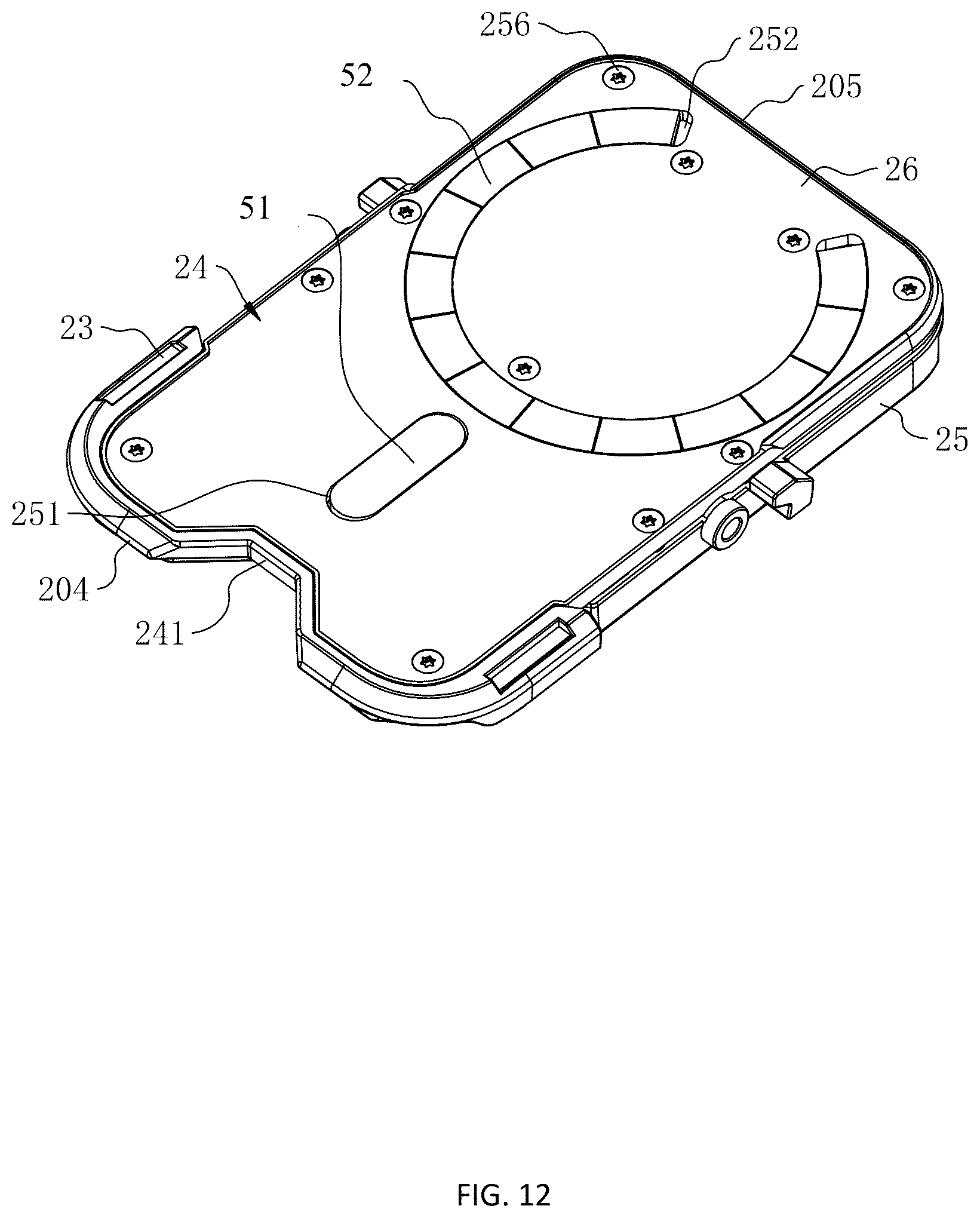 Patent US12568164 Figure 12 – Stand for mobile terminal