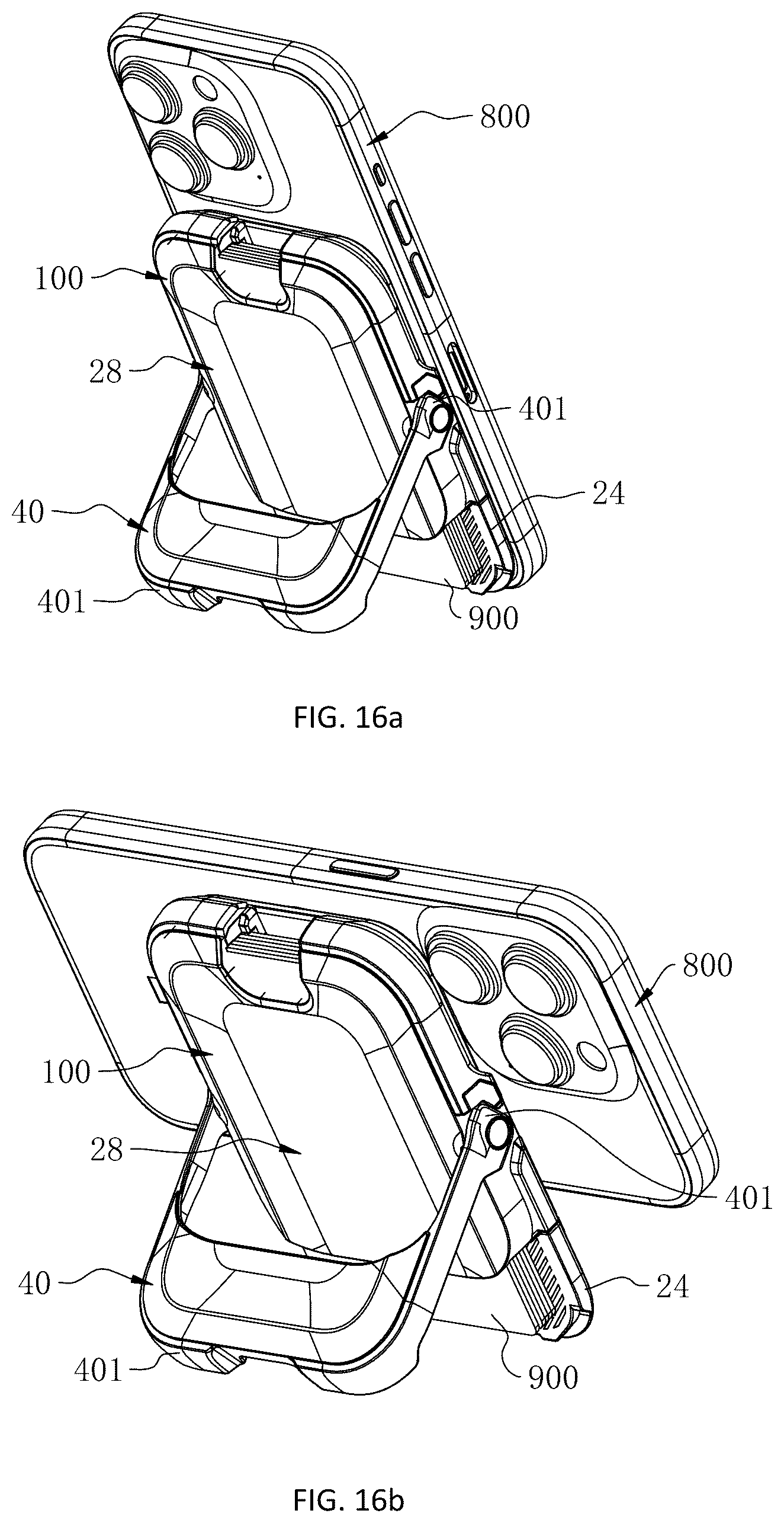 Patent US12568164 Figure 16 – Stand for mobile terminal