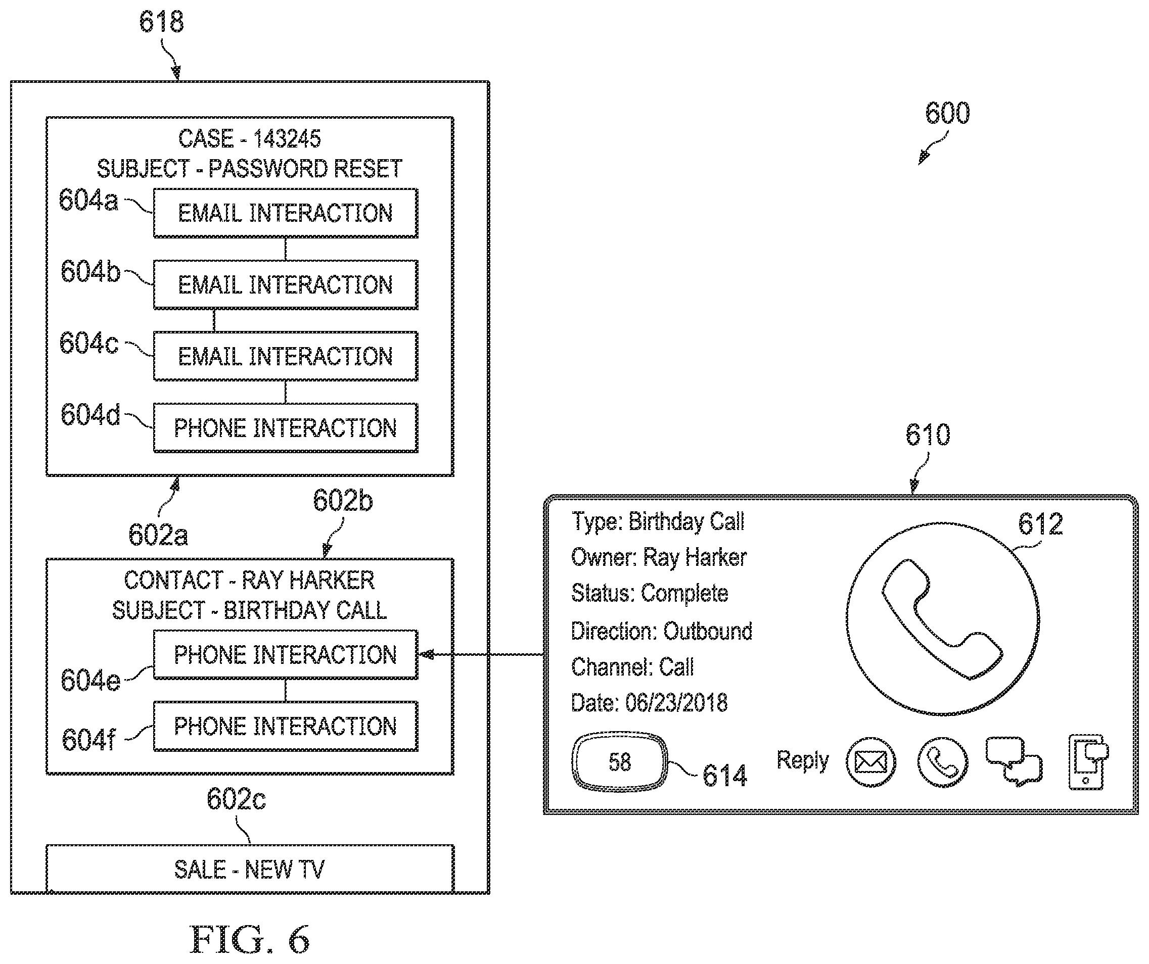 Patent US12568167 Figure 6 – System and method of capturing, tracking, composing, analyzing and automating analog and digital interactions