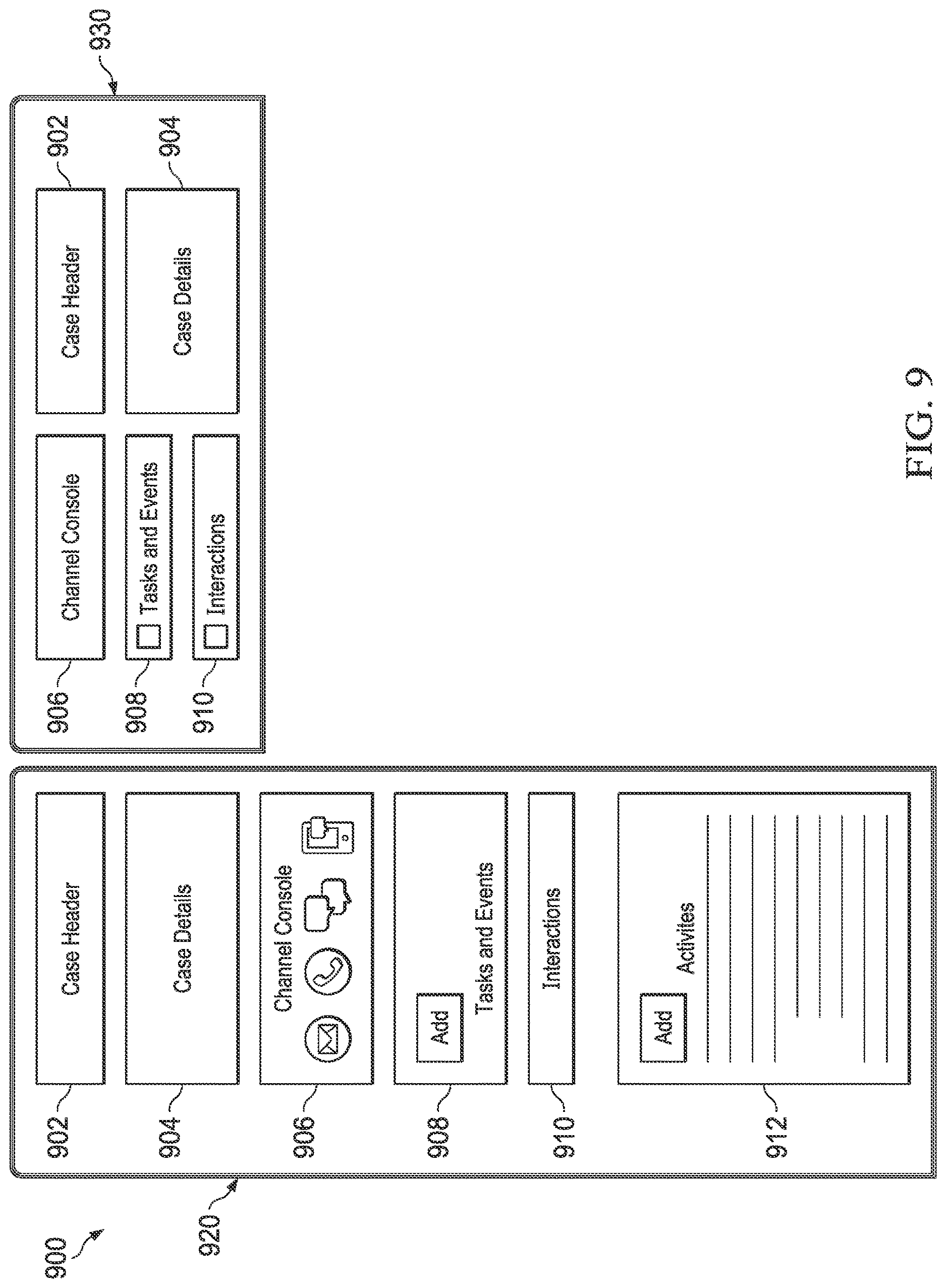 Patent US12568167 Figure 9 – System and method of capturing, tracking, composing, analyzing and automating analog and digital interactions