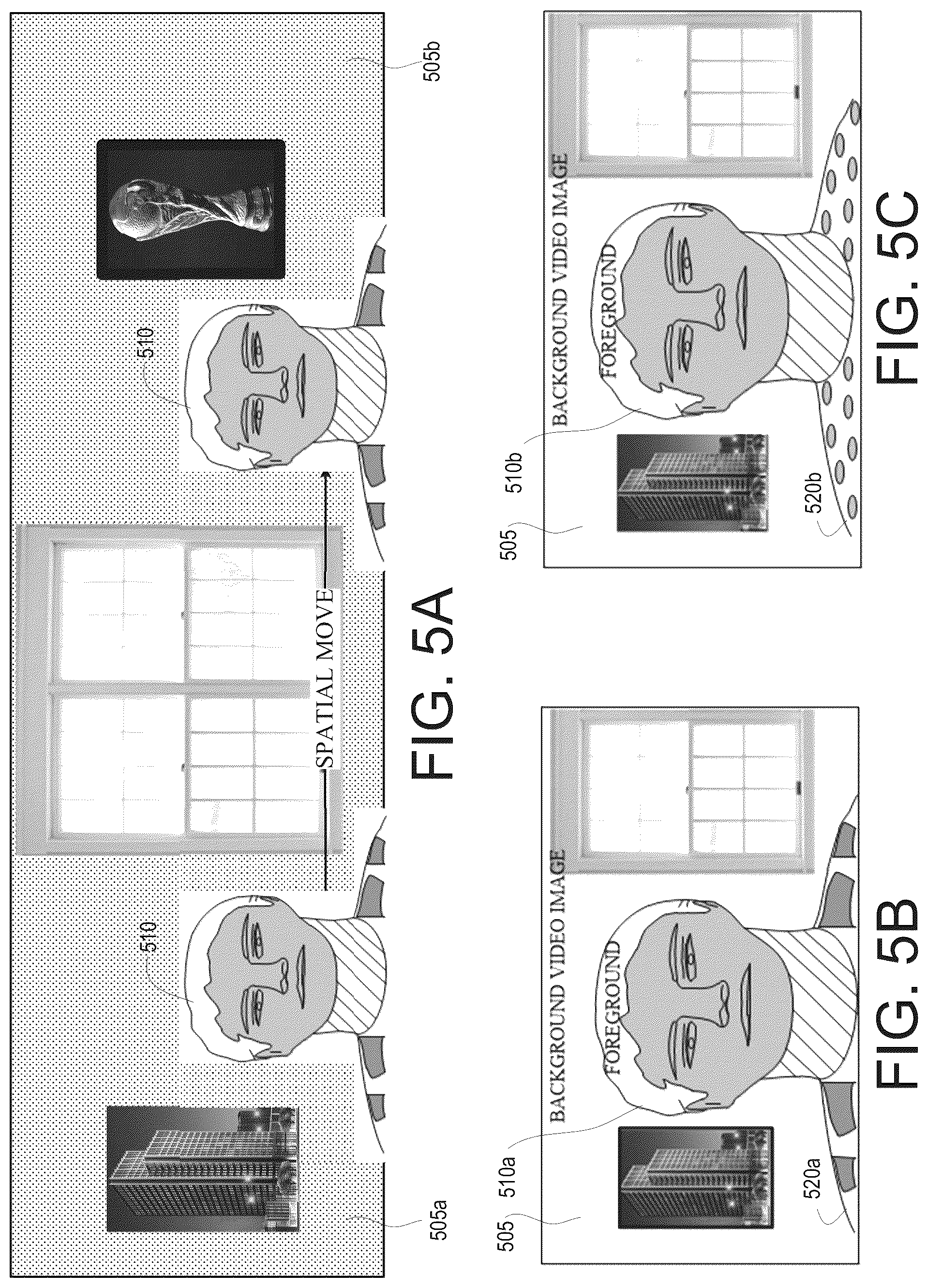 Patent US12568182 Figure 5 – Minimizing visual disruptions when transitioning from presenting a freeze frame video to presenting a live video during a video communication session