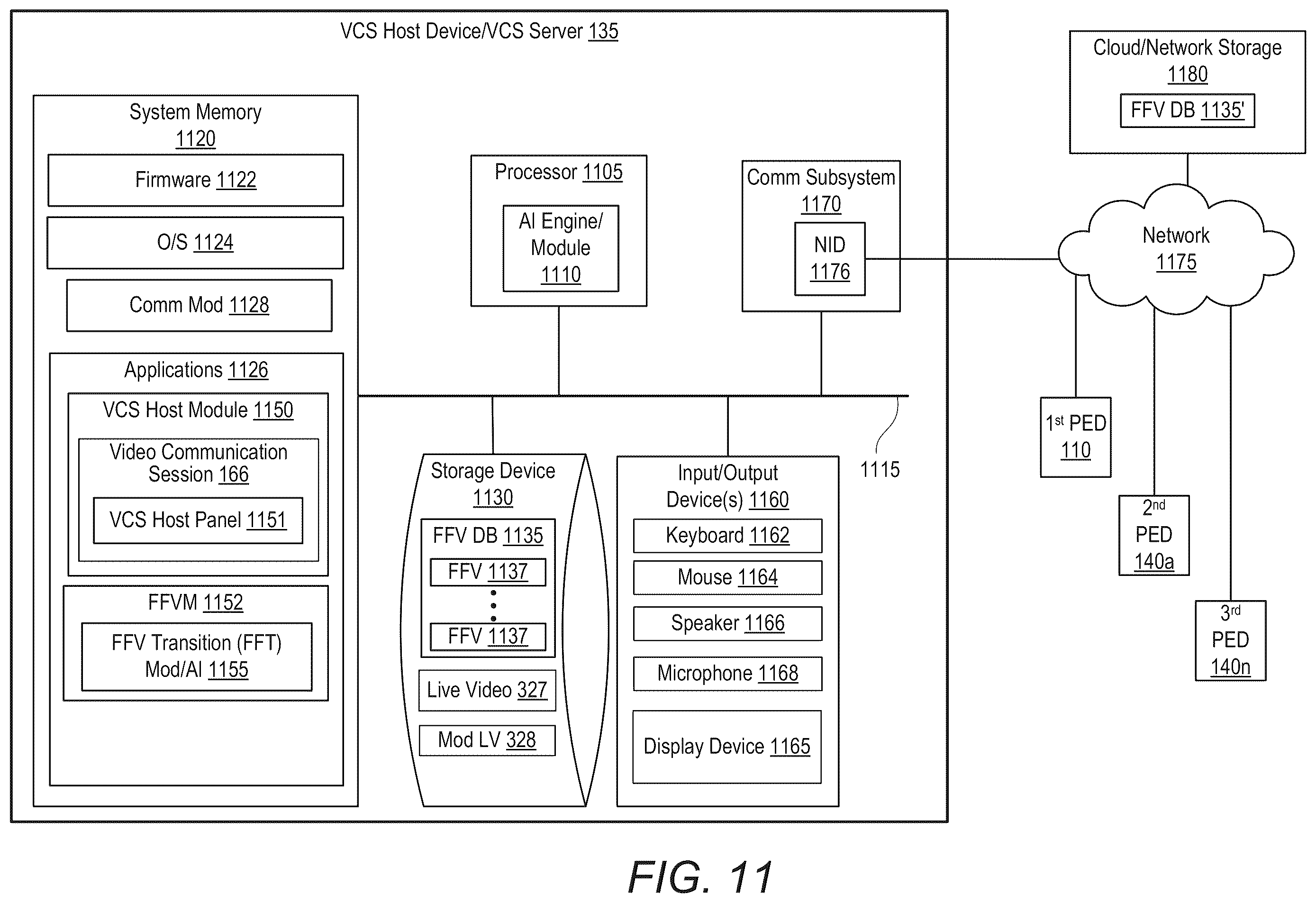 Patent US12568182 Figure 12 – Minimizing visual disruptions when transitioning from presenting a freeze frame video to presenting a live video during a video communication session
