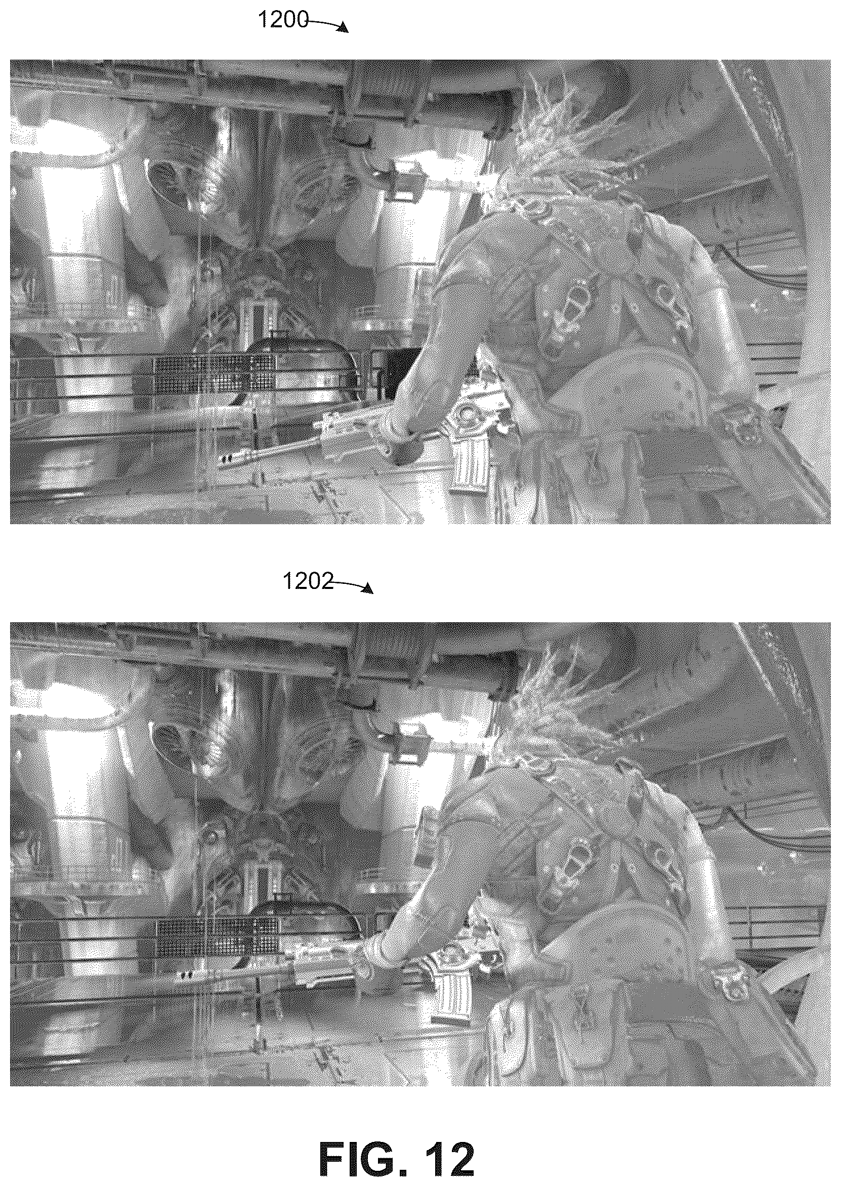 Patent US12568184 Figure 12 – Techniques to generate interpolated video frames