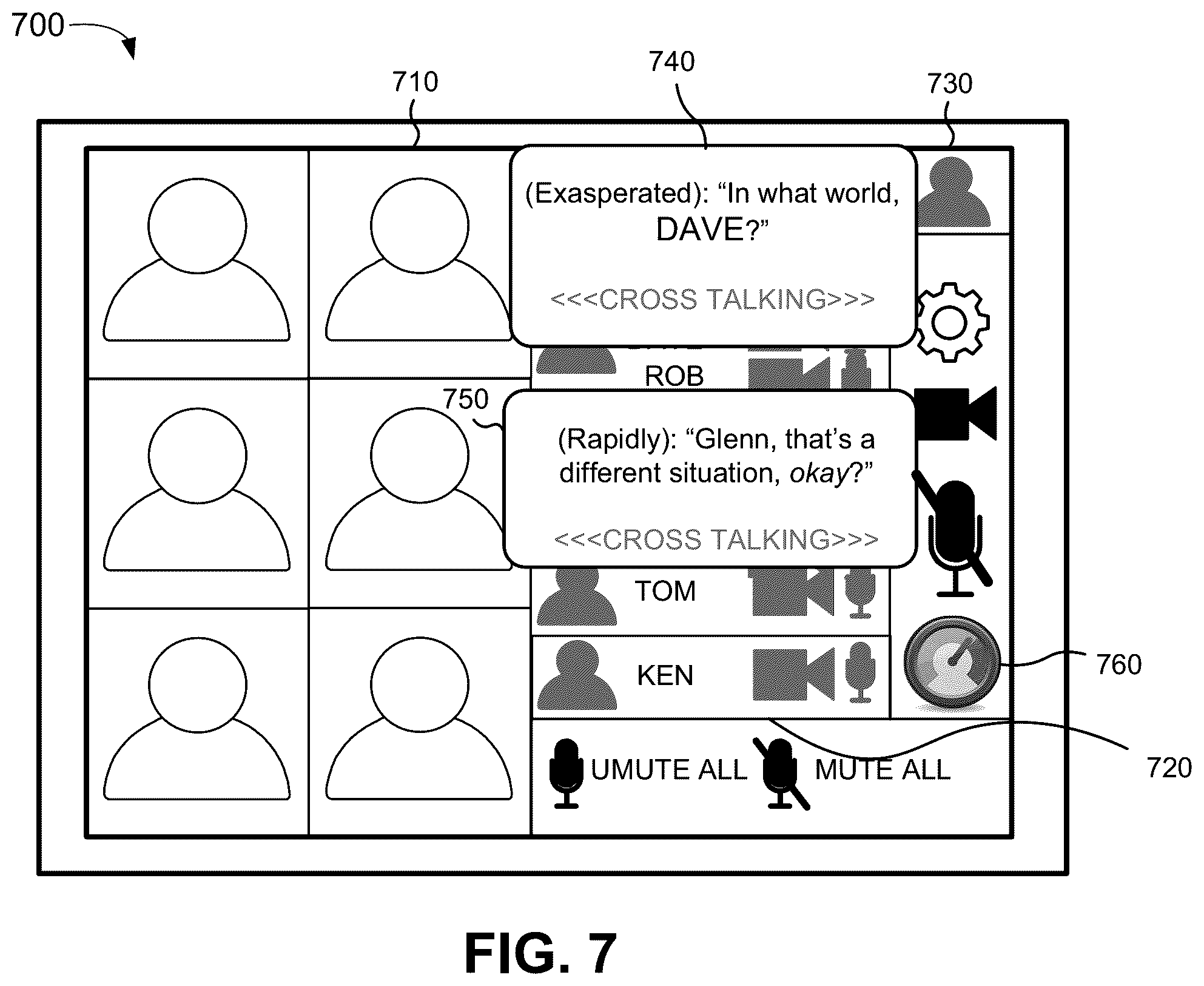 Patent US12568186 Figure 10 – Systems and methods for video-based collaboration interface