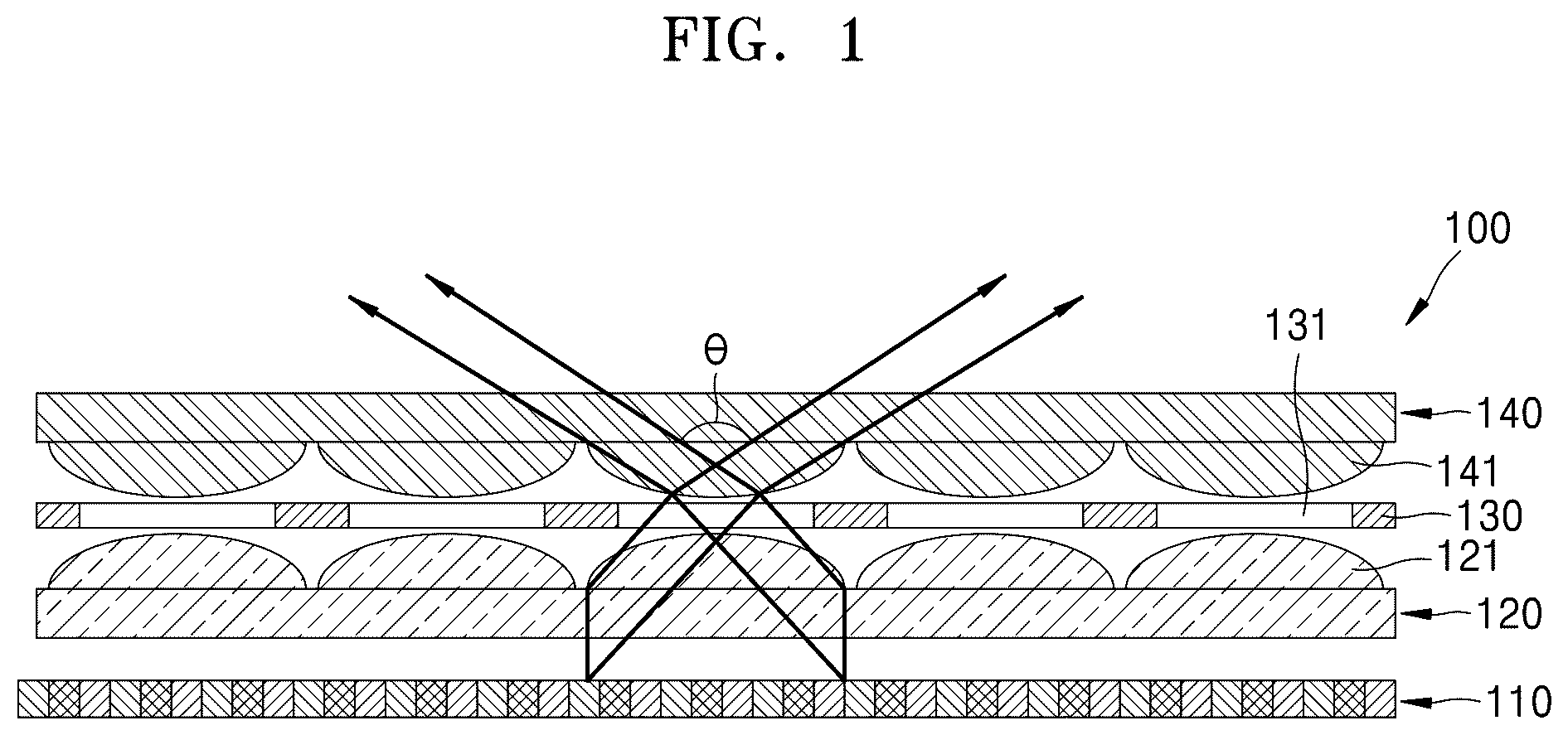 Patent US12568197 Figure 1 – Light field display apparatus