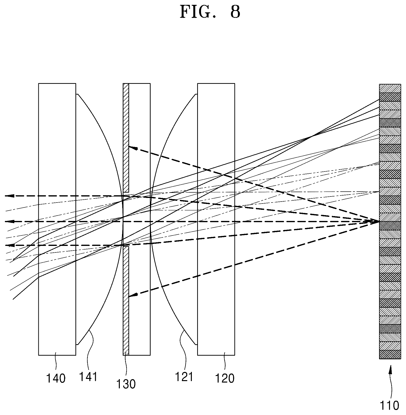 Patent US12568197 Figure 8 – Light field display apparatus