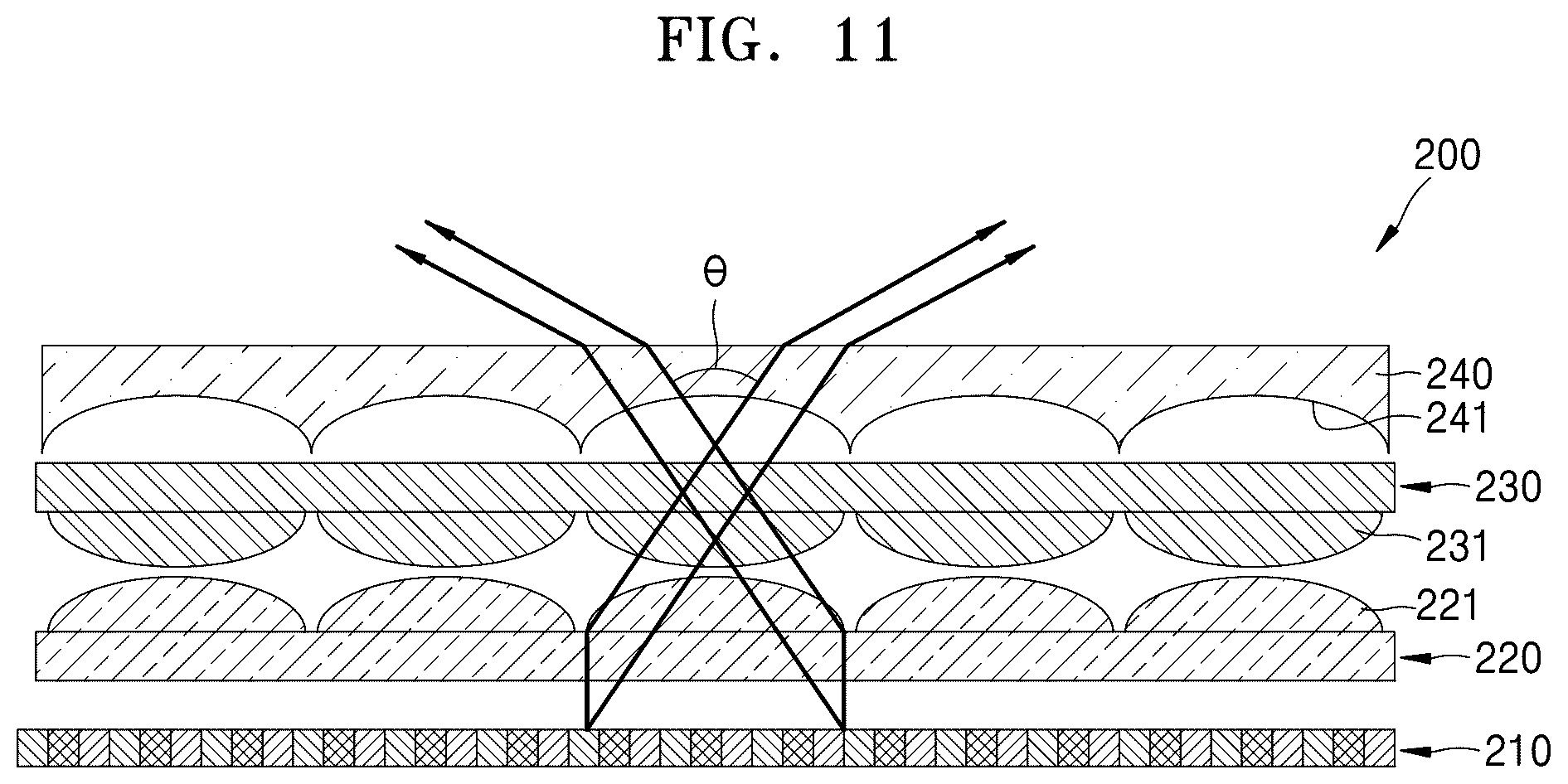 Patent US12568197 Figure 11 – Light field display apparatus