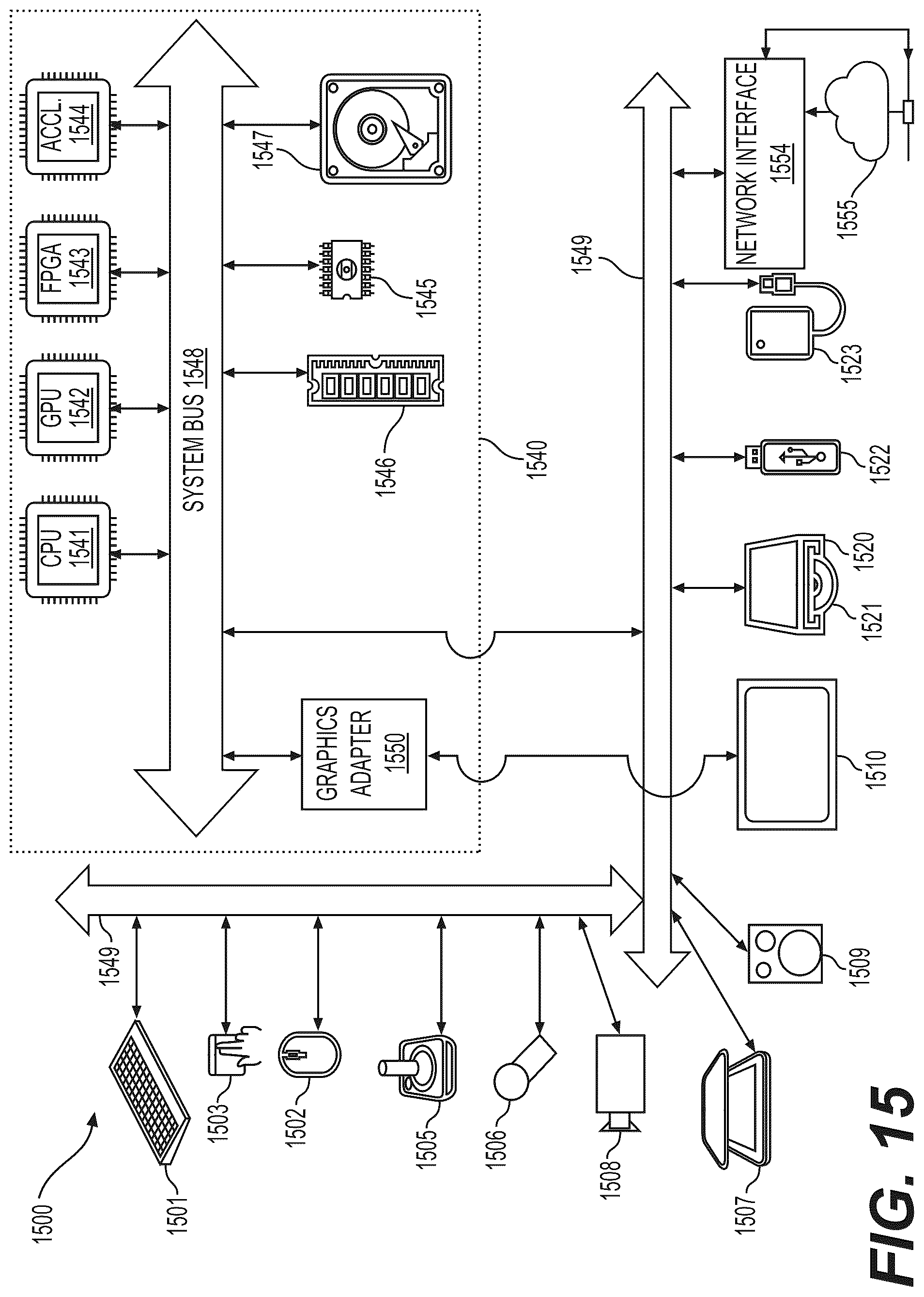 Patent US12568215 Figure 15 – Geometry partition mode and merge mode with motion vector difference signaling