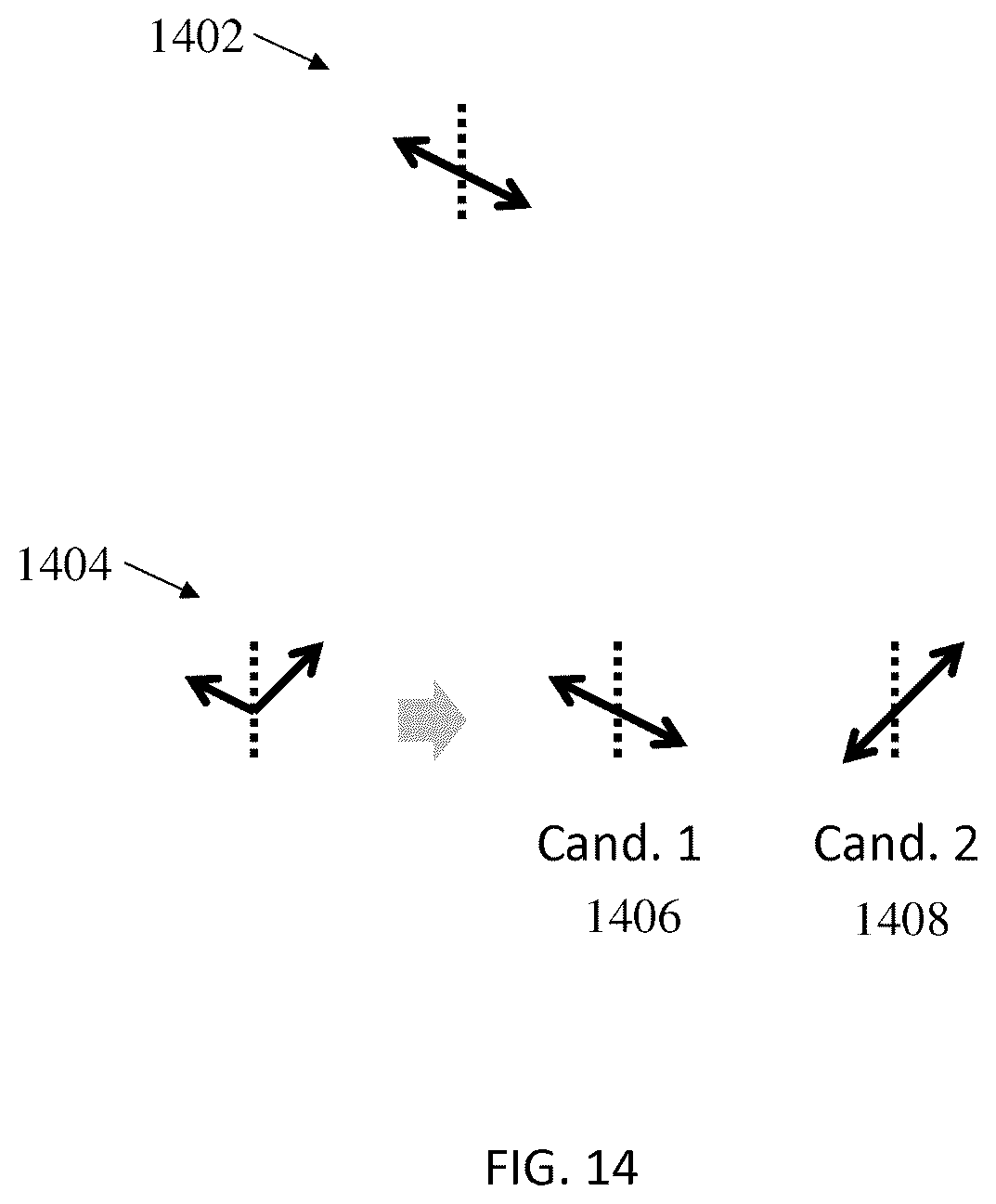 Patent US12568243 Figure 14 – Decoder-side motion vector restoration for video coding