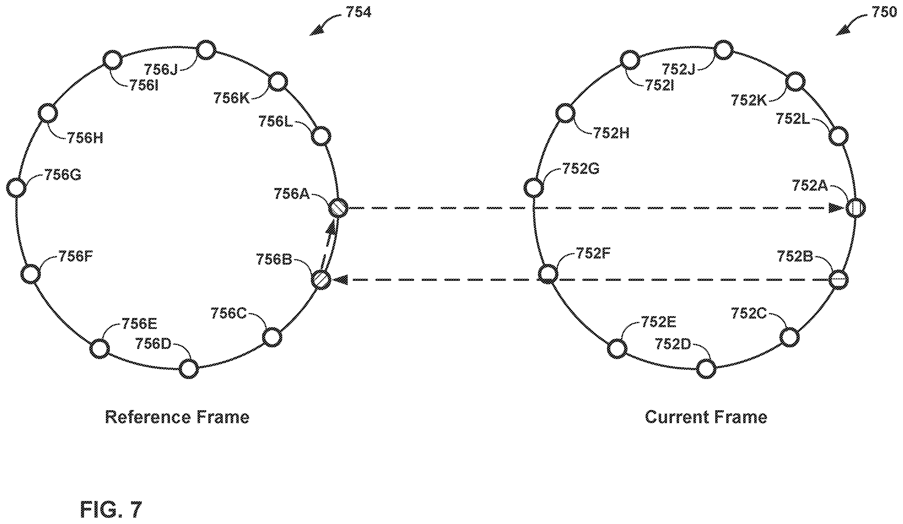 Patent US12568245 Figure 7 – Residual prediction for geometry point cloud compression