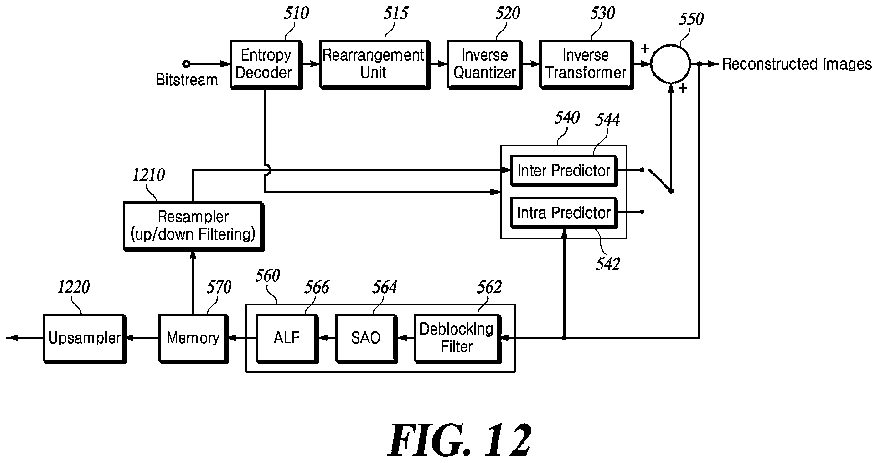 Patent US12568251 Figure 13 – Method and apparatus for video coding using super-resolution in-loop filter
