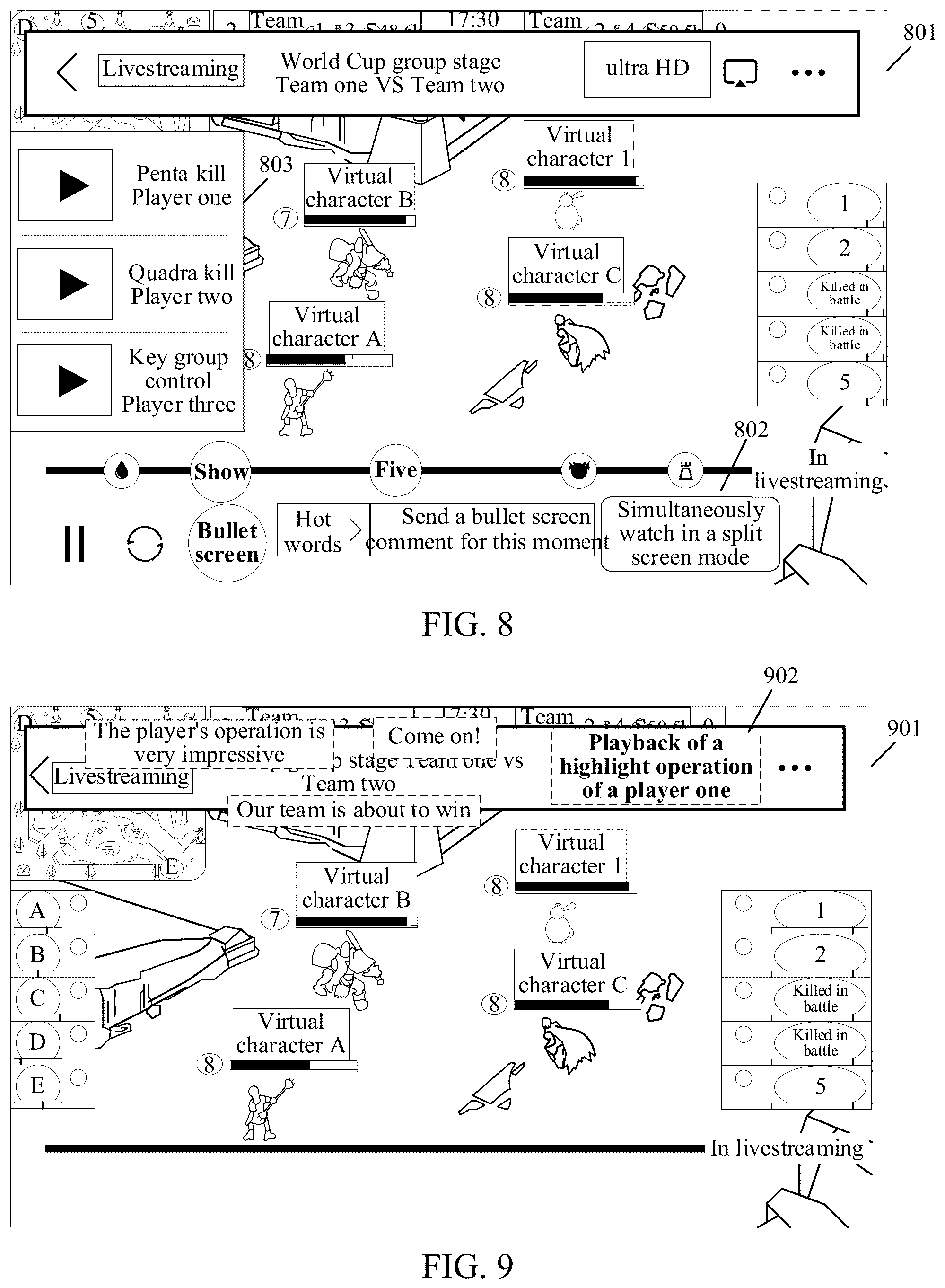 Patent US12568252 Figure 6 – Display method and apparatus for event livestreaming, device and storage medium