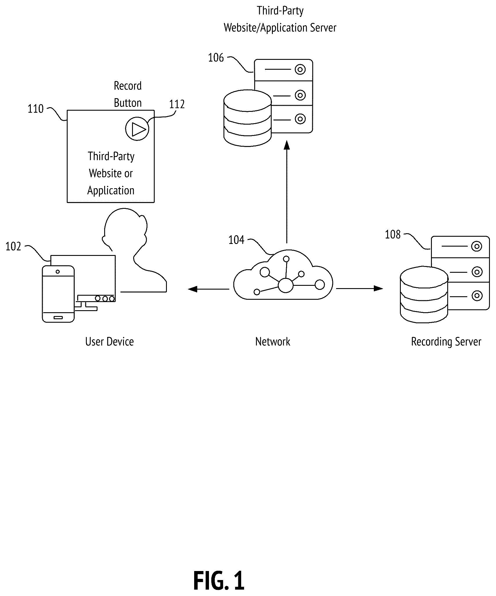Patent US12568256 Figure 1 – Instantaneous media stream transcription systems and methods
