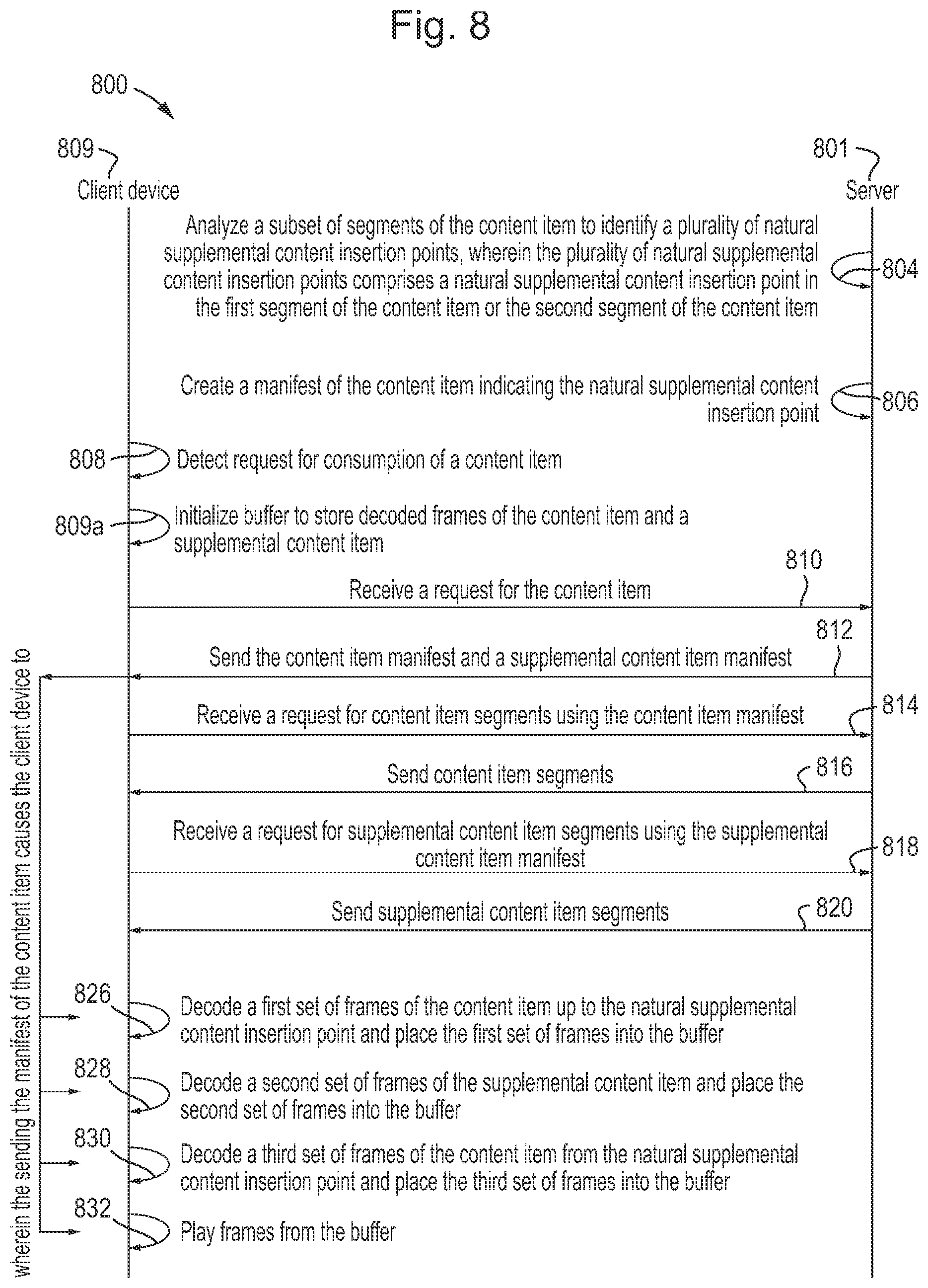 Patent US12568258 Figure 11 – Seamlessly inserting a supplemental content item into a content item