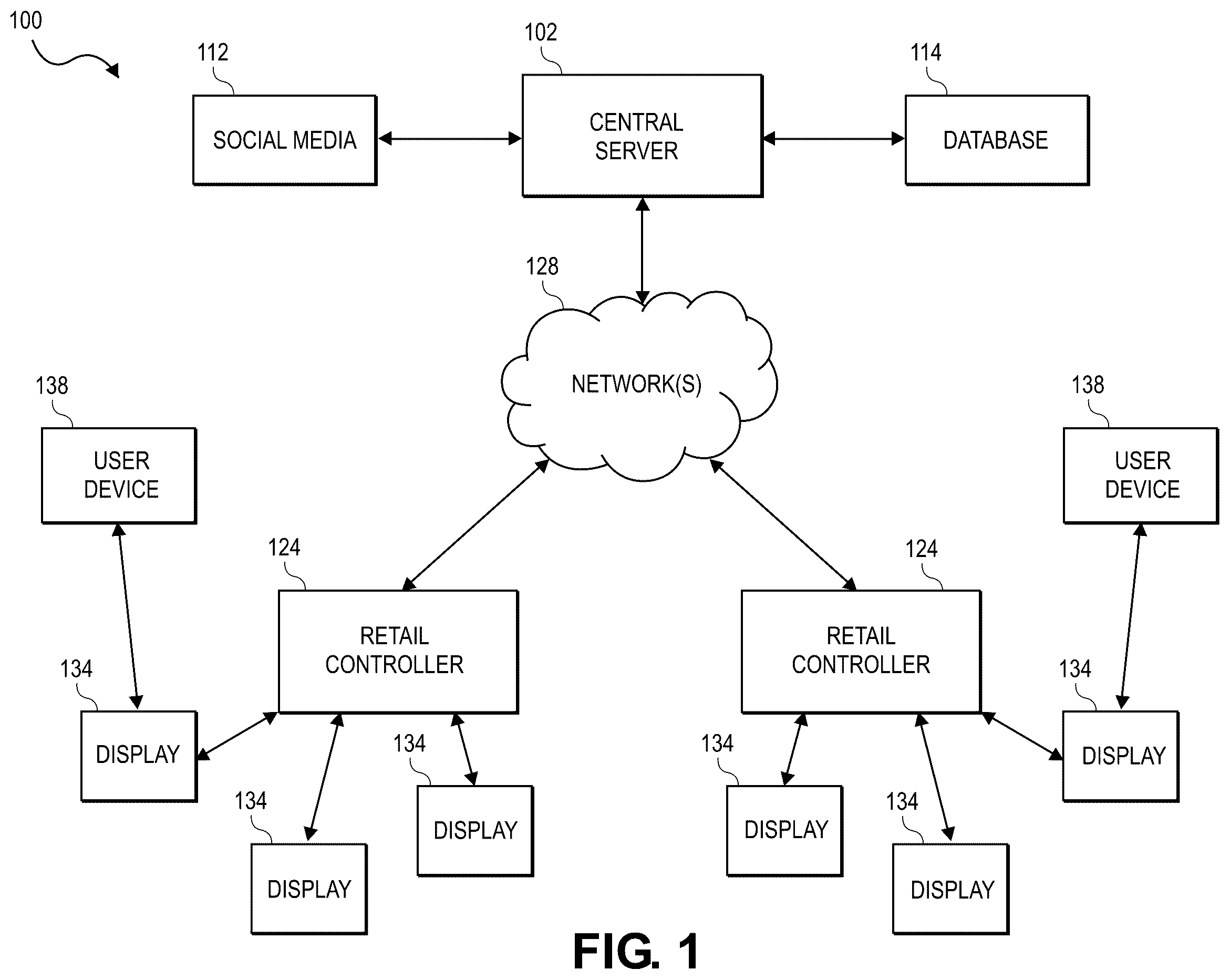Patent US12568266 Figure 1 – Media content distribution platform