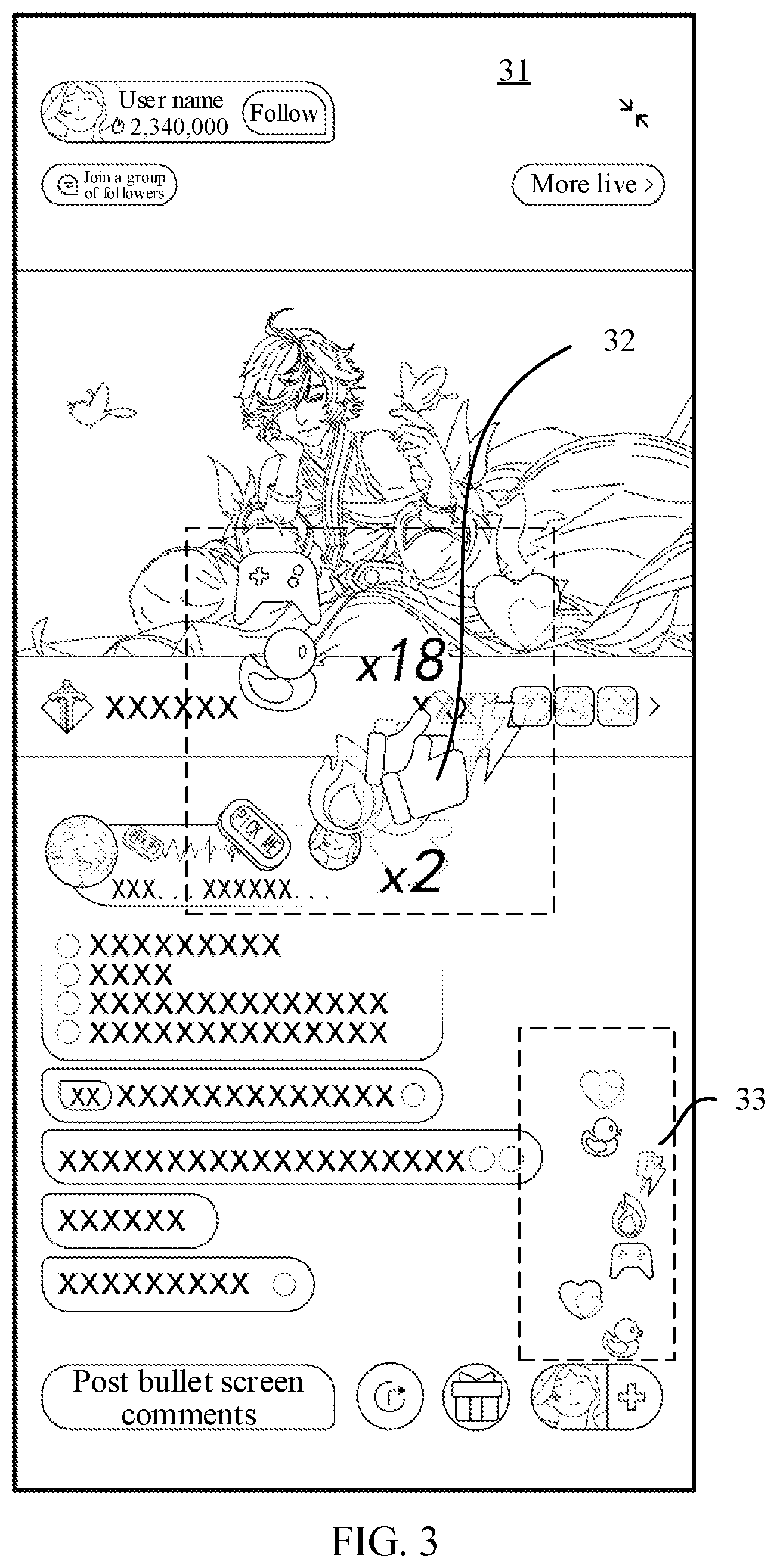 Patent US12568270 Figure 2 – Element display method and apparatus, element selection method and apparatus, device, and storage medium